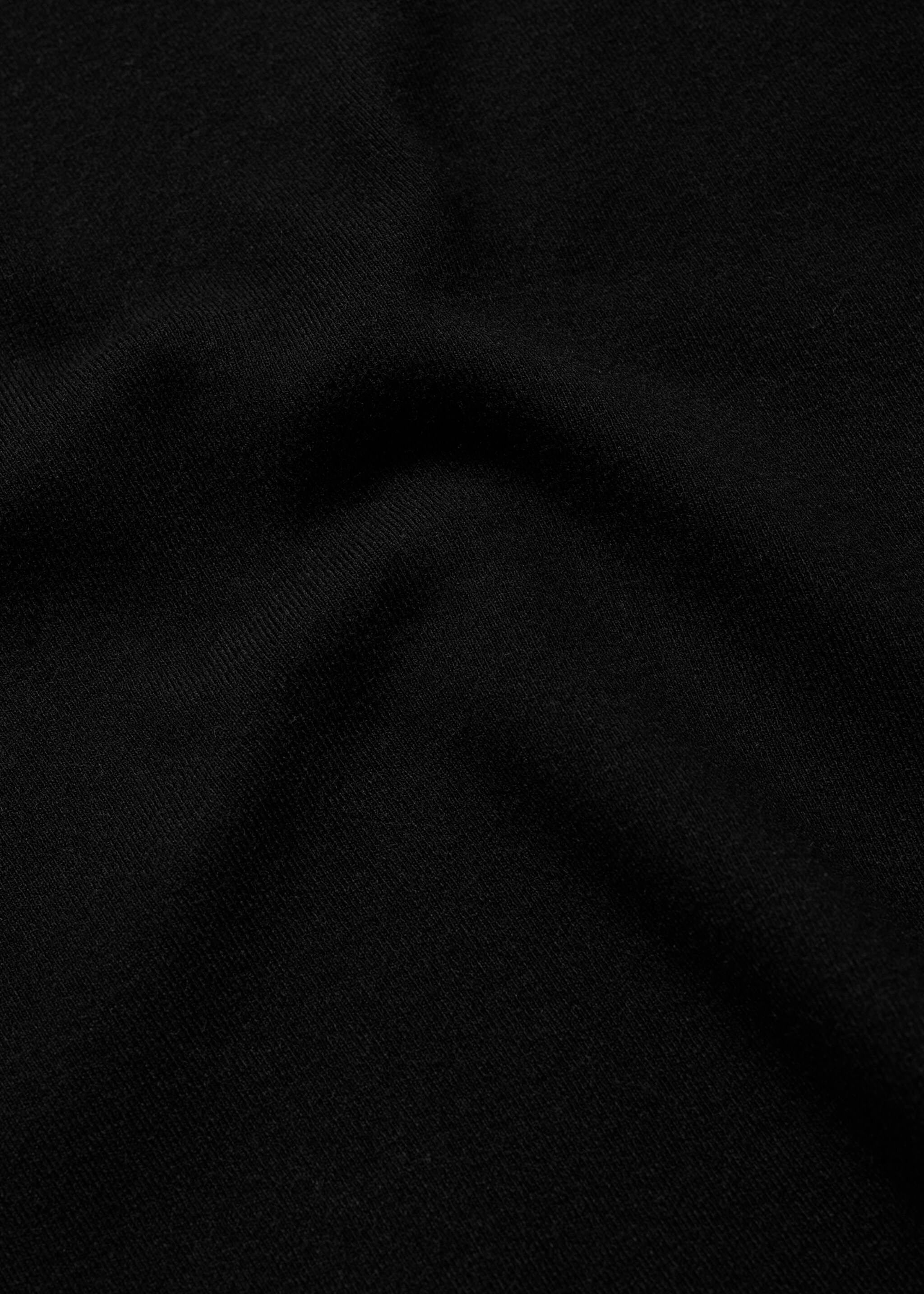 Perkins-neck sweater - Details of the article 0, Black. Ref: 77085636-00.