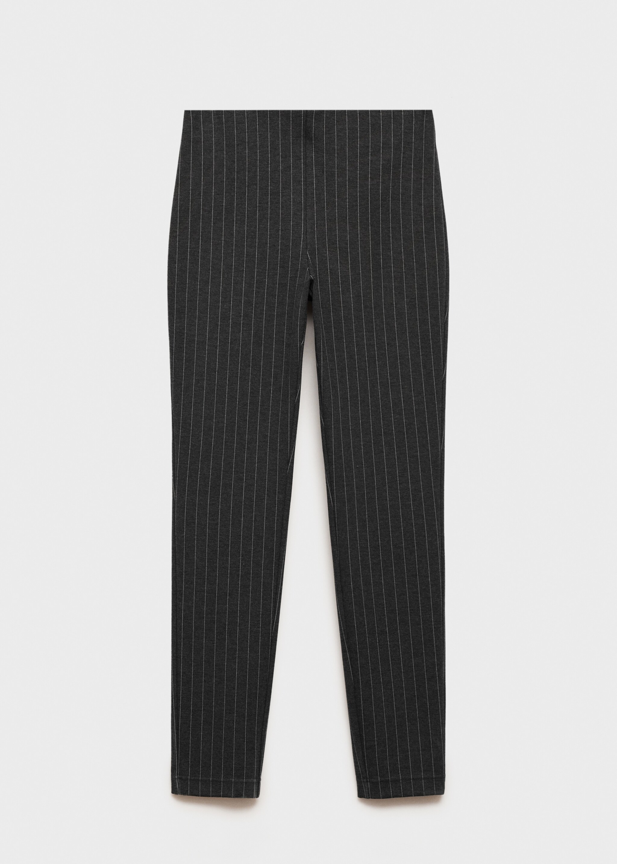 High-rise striped leggings - Article without model, Grey. Ref: 77085638-00.