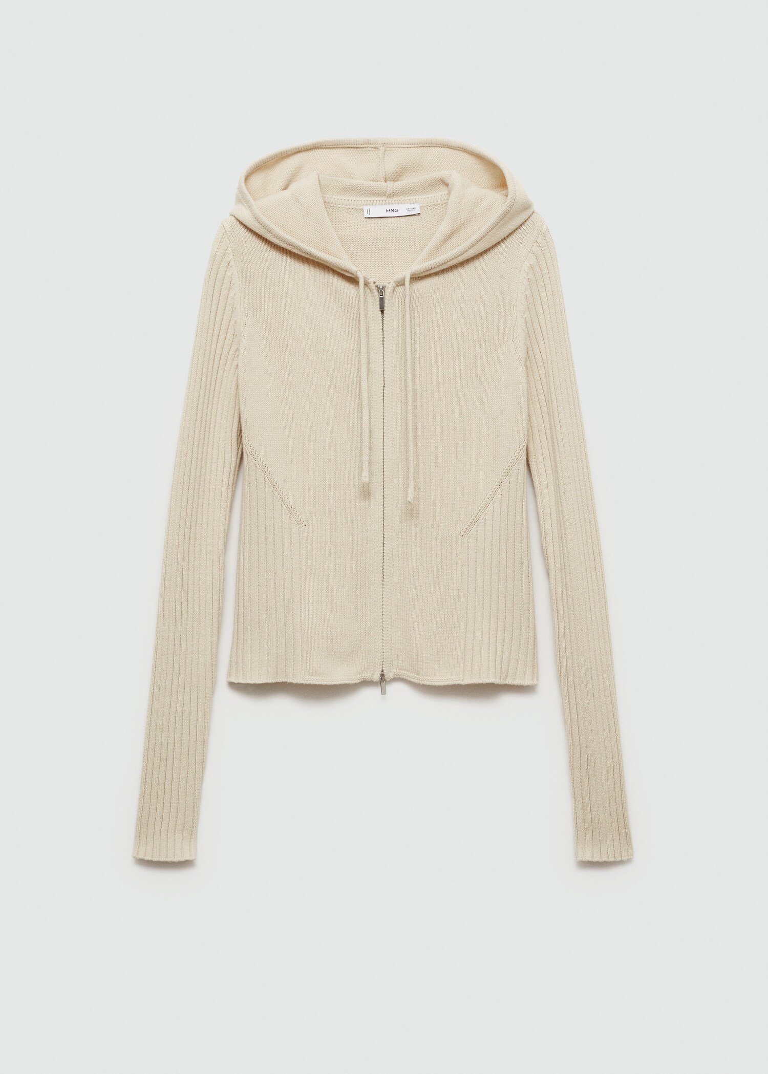 Cardigan à capuche zippé - Article sans modèle