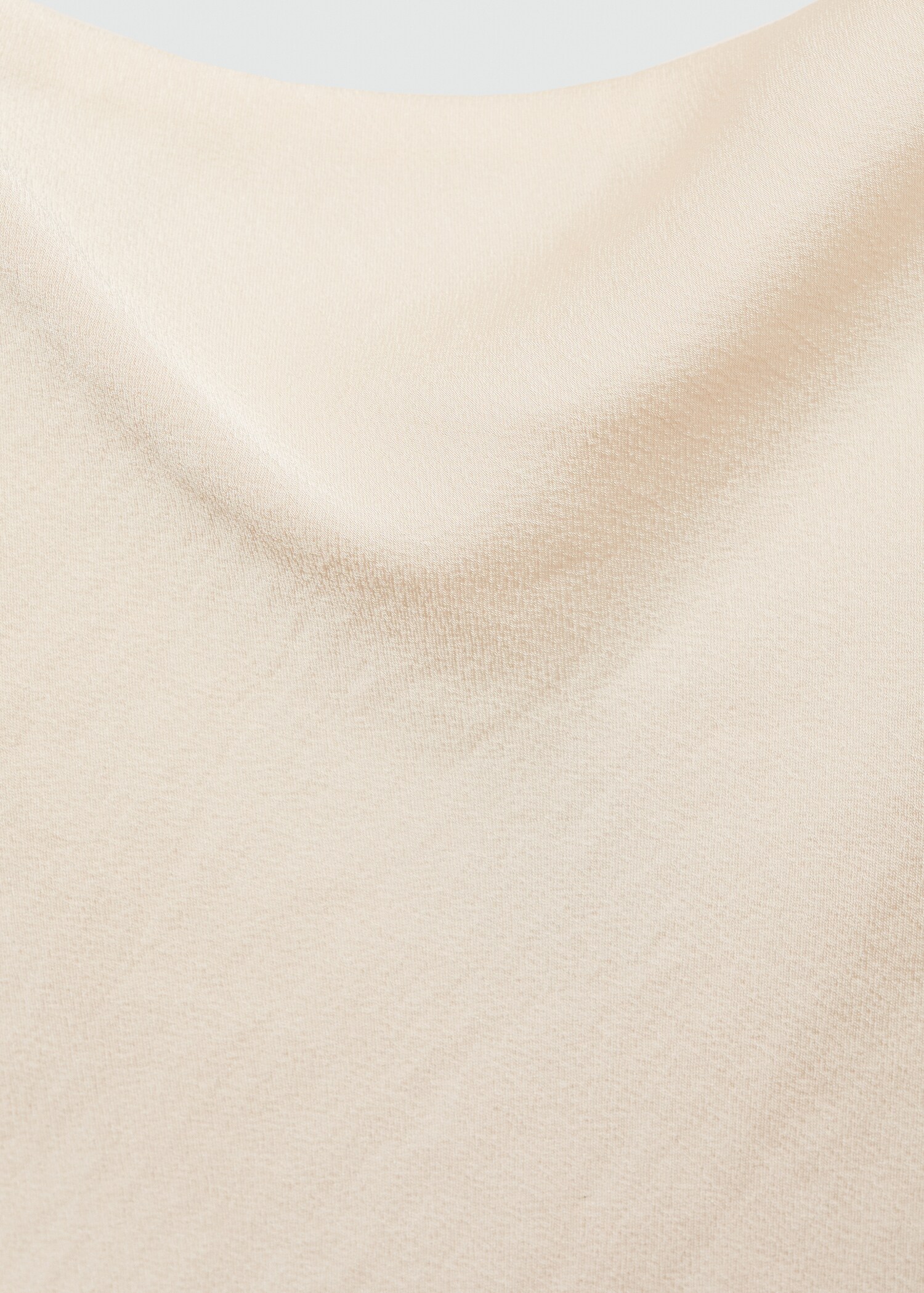 Satin top with thin straps - Details of the article 0