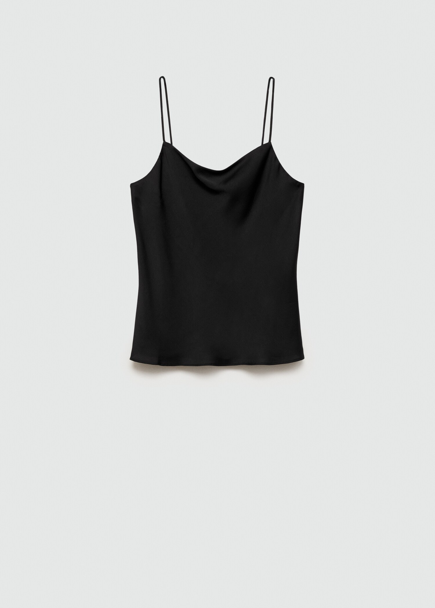 Satin top with thin straps - Article without model