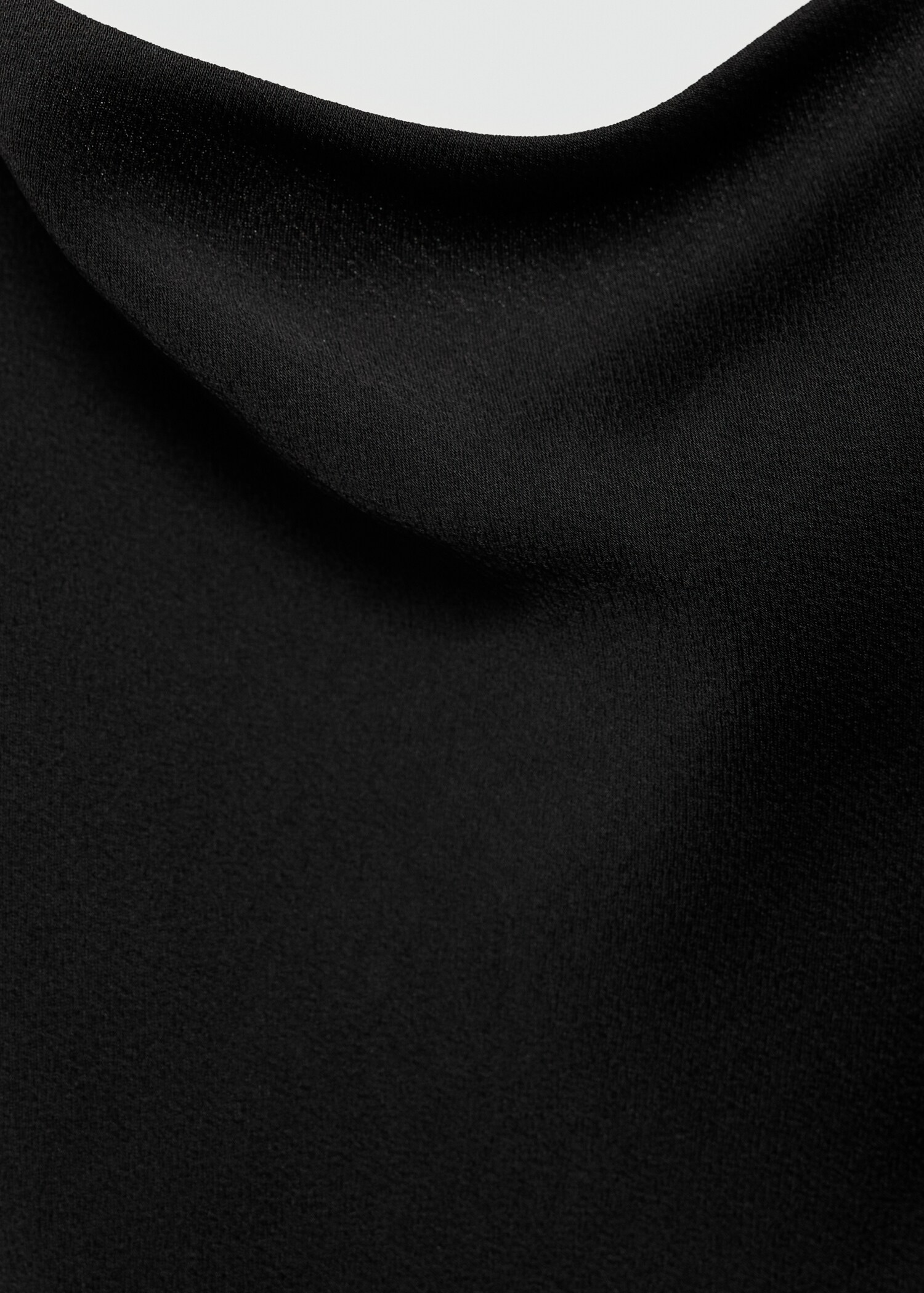 Satin top with thin straps - Details of the article 0