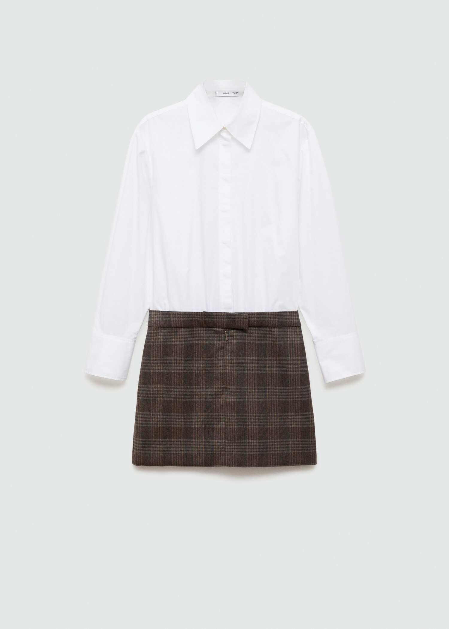 Short combined dress - Article without model