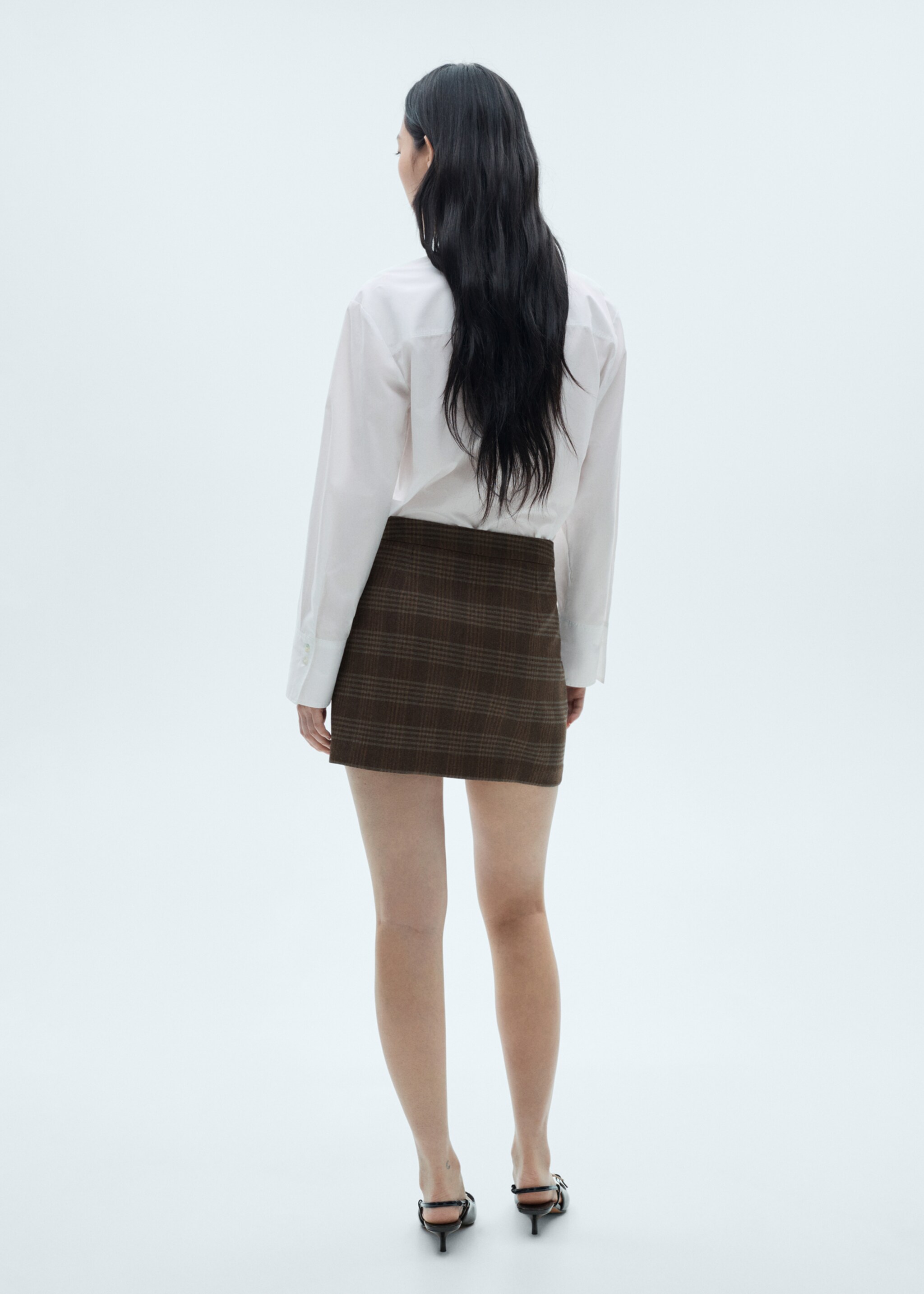 Short combined dress - Reverse of the article, White. Ref: 77085652-00.