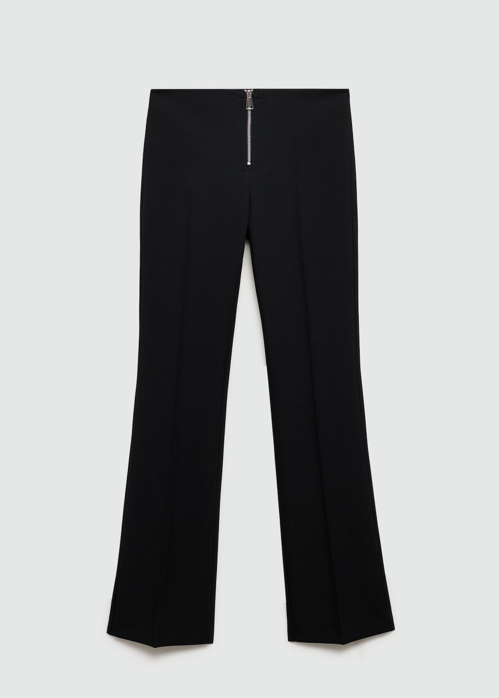 Flared pants with zip - Women | MANGO OUTLET USA