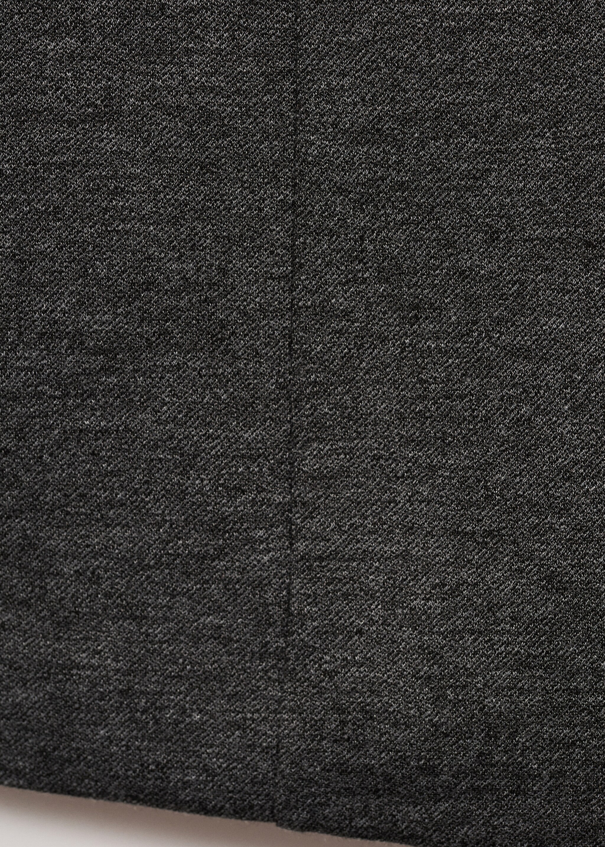 Fitted gilet with buttons - Details of the article 0, Grey. Ref: 77085661-00.