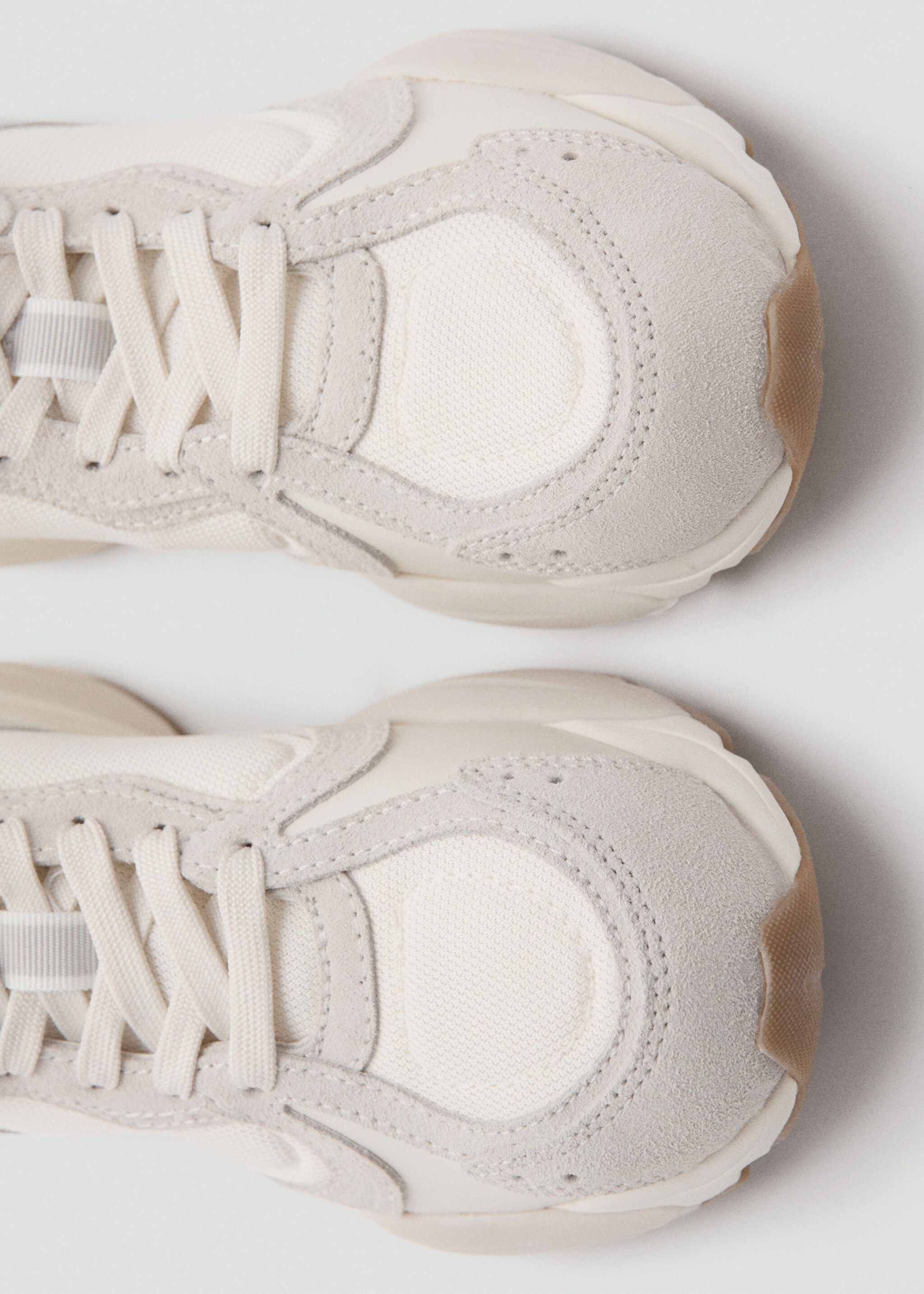 Sport shoe uniplot - Details of the article 3, Ecru. Ref: 77085663-00.