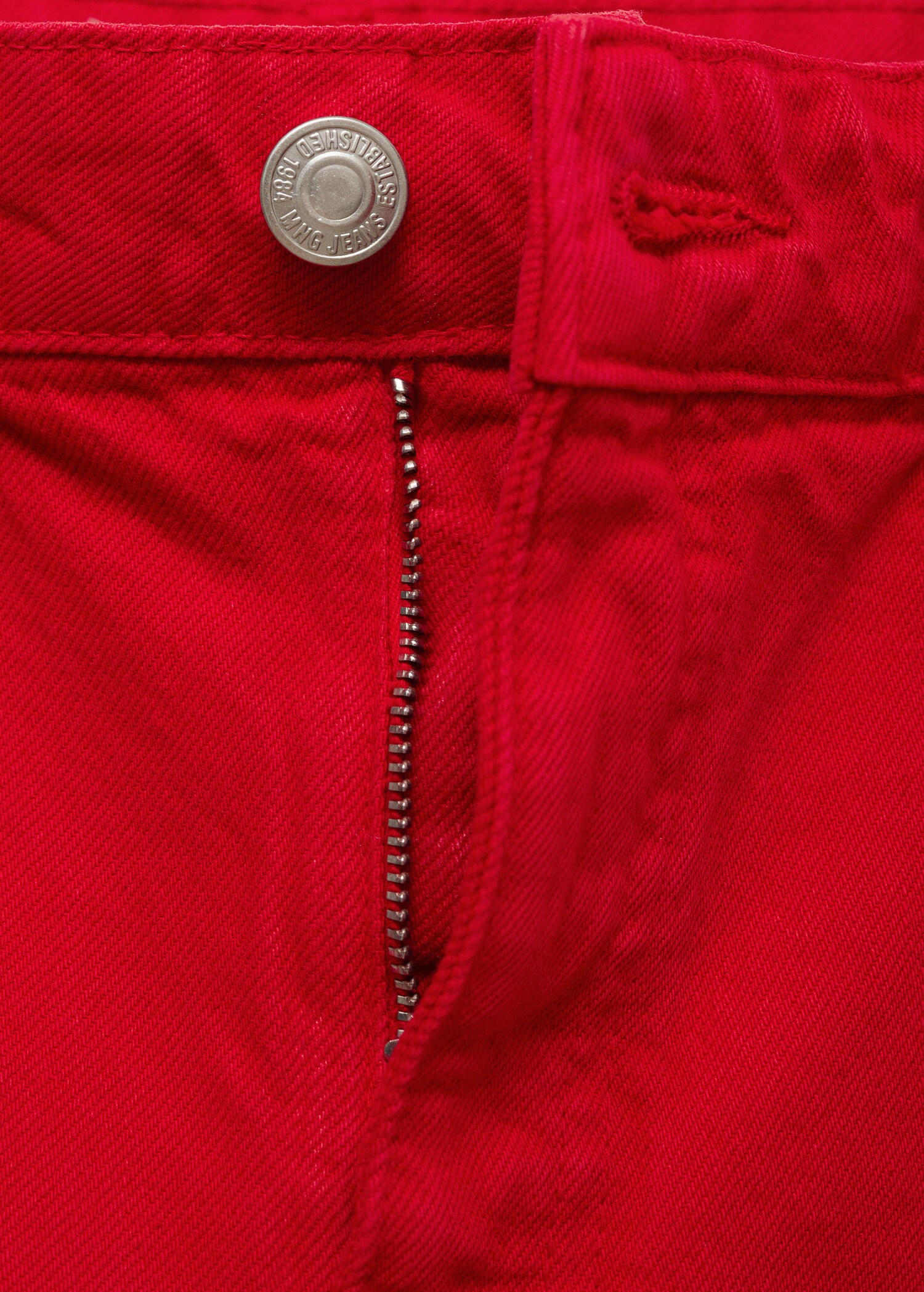 High waist straight jeans - Details of the article 8