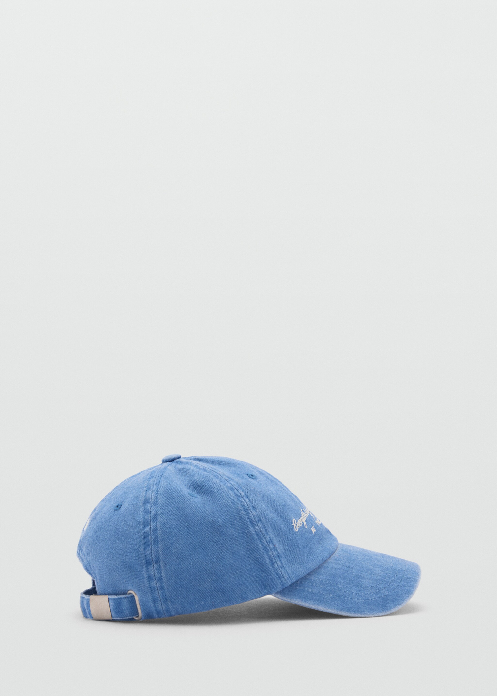 Gorra detalle bordado - Artículo sin modelo, Azul. Ref: 77085671-00.