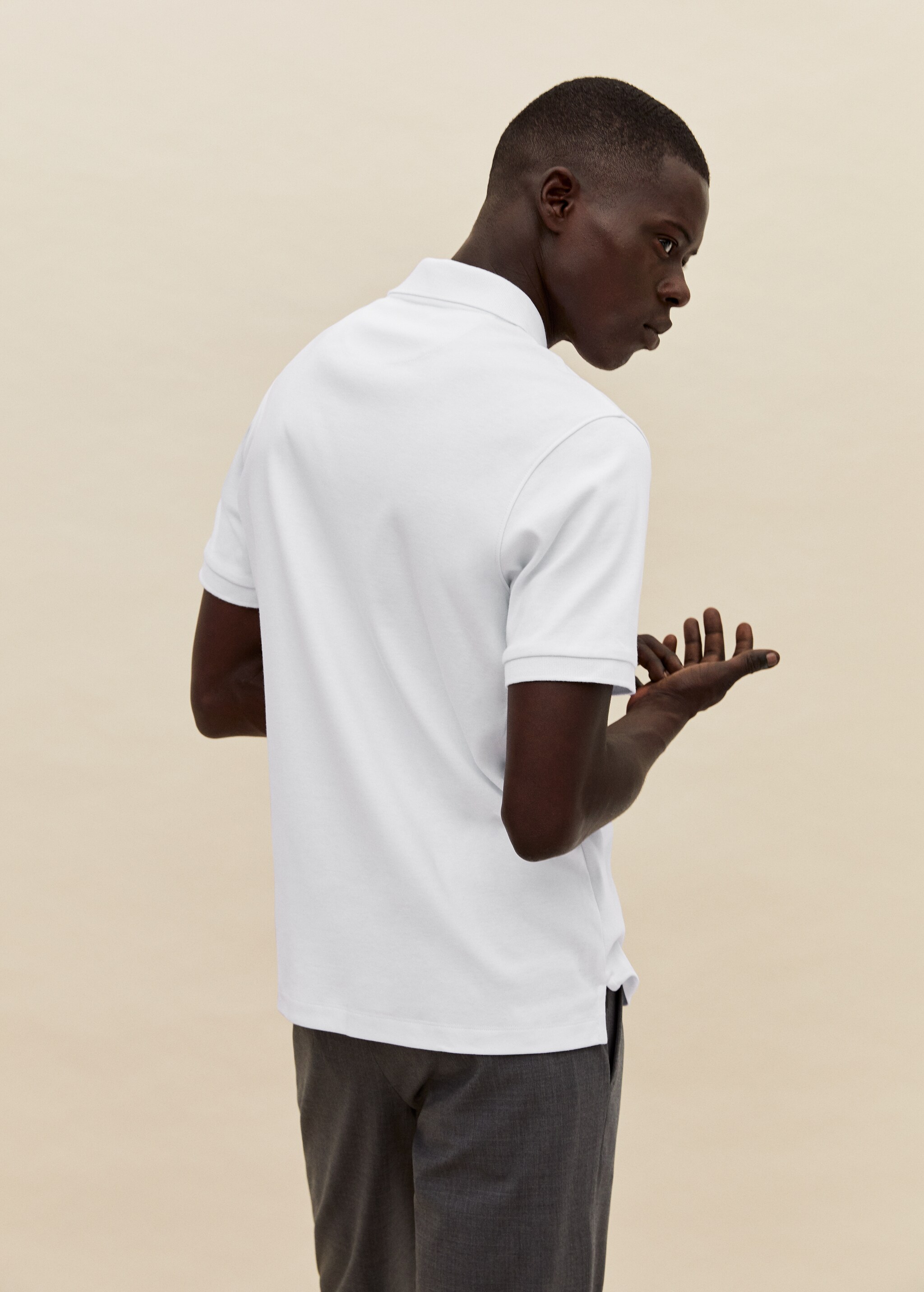 Technical fabric polo shirt - Details of the article 3