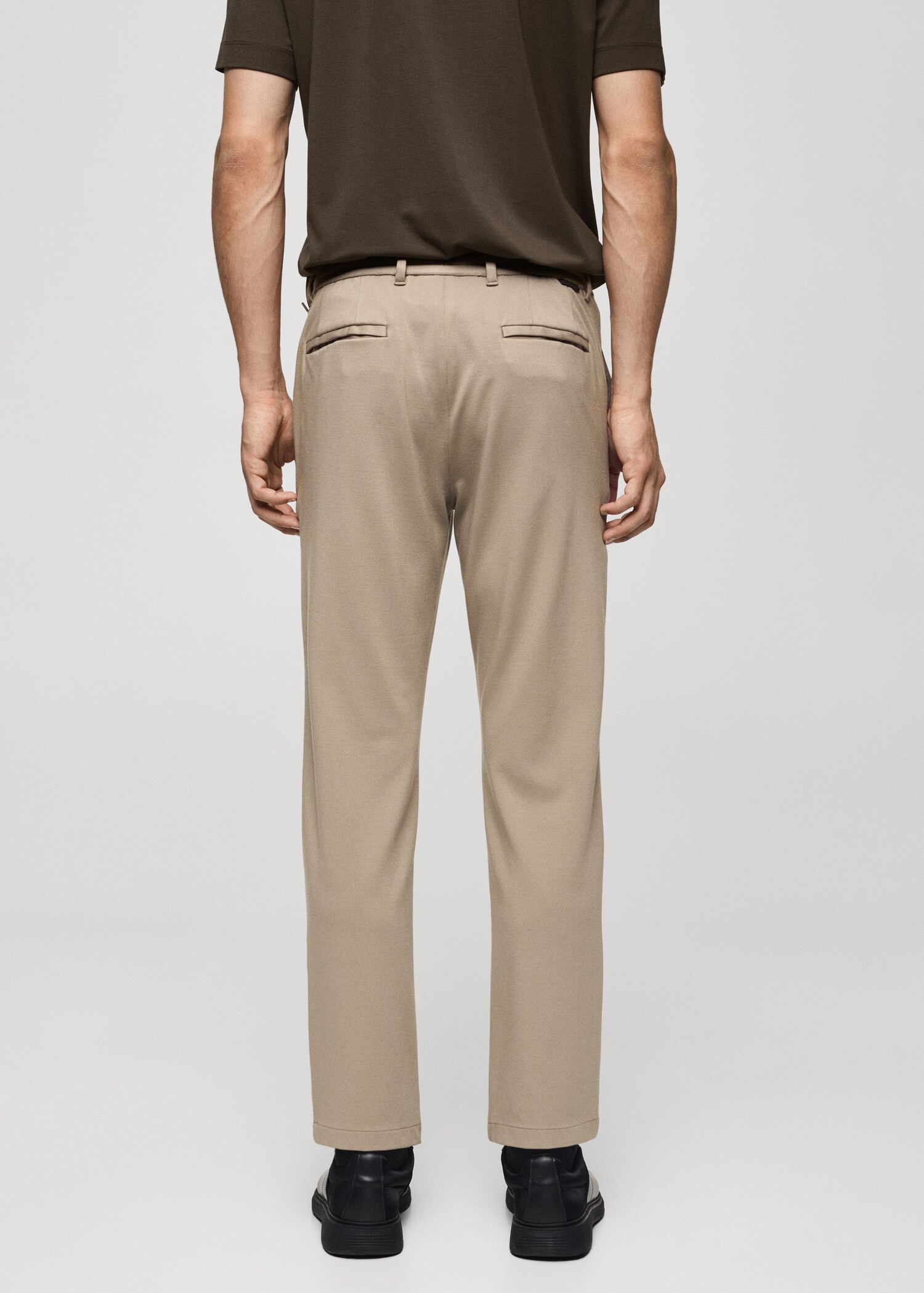 Pantalón slim fit comfort stretch cordón - Reverso del artículo