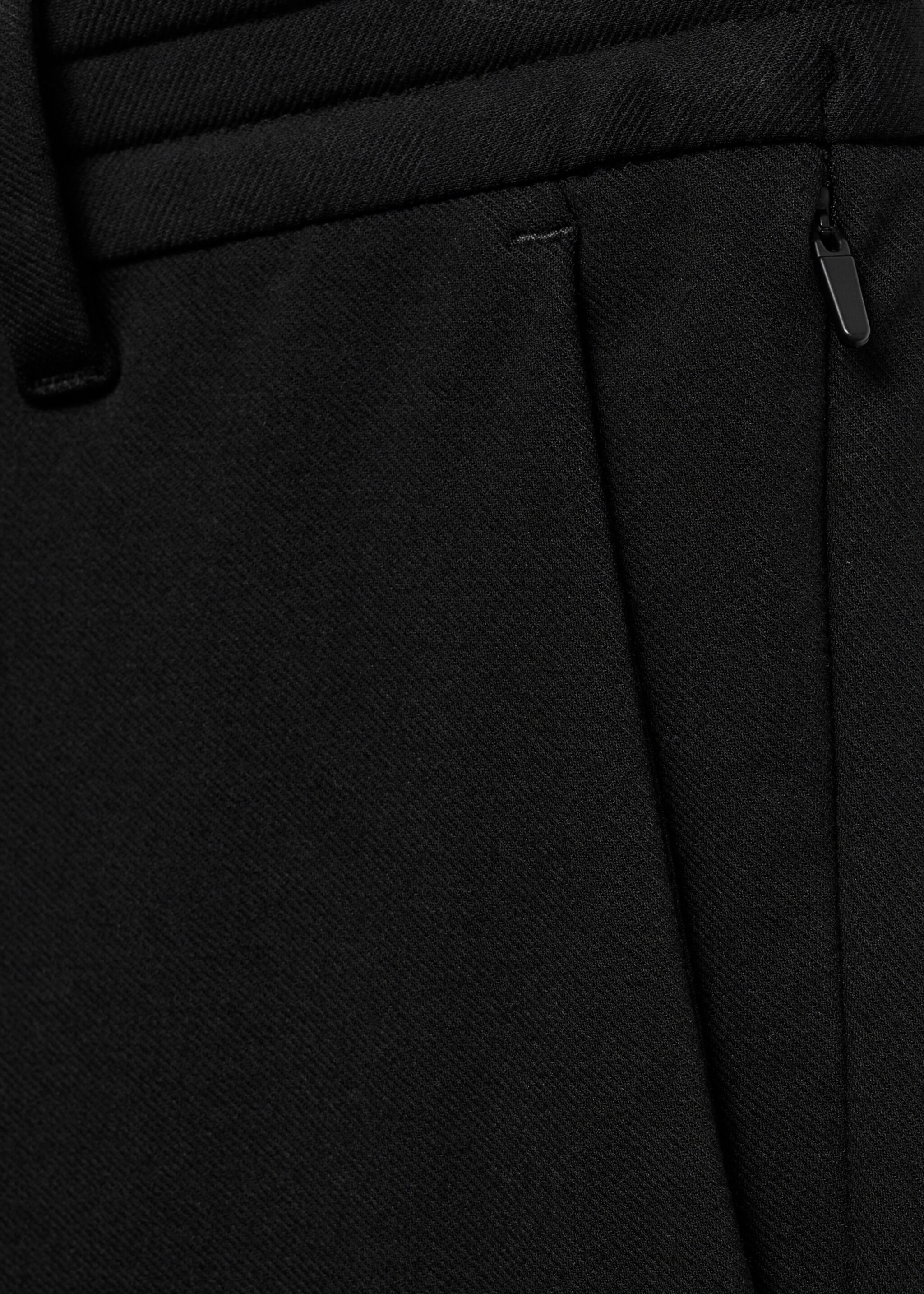 Pantalón slim fit comfort stretch cordón - Detalle del artículo 0, Negro. Ref: 77085961-00.