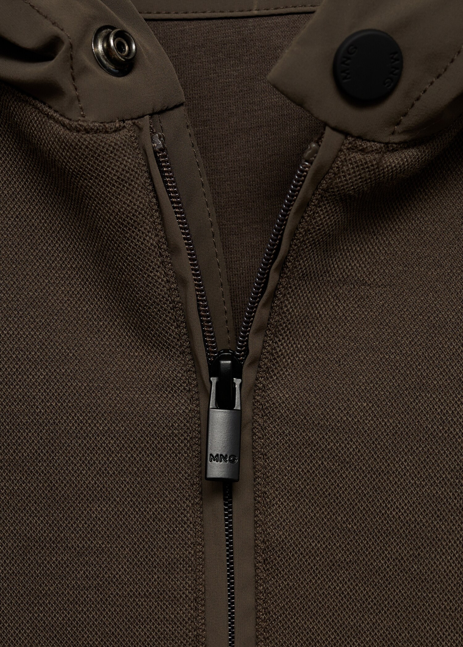 Φούτερ κουκούλα regular fit comfort stretch - Λεπτομέρεια του προϊόντος 8