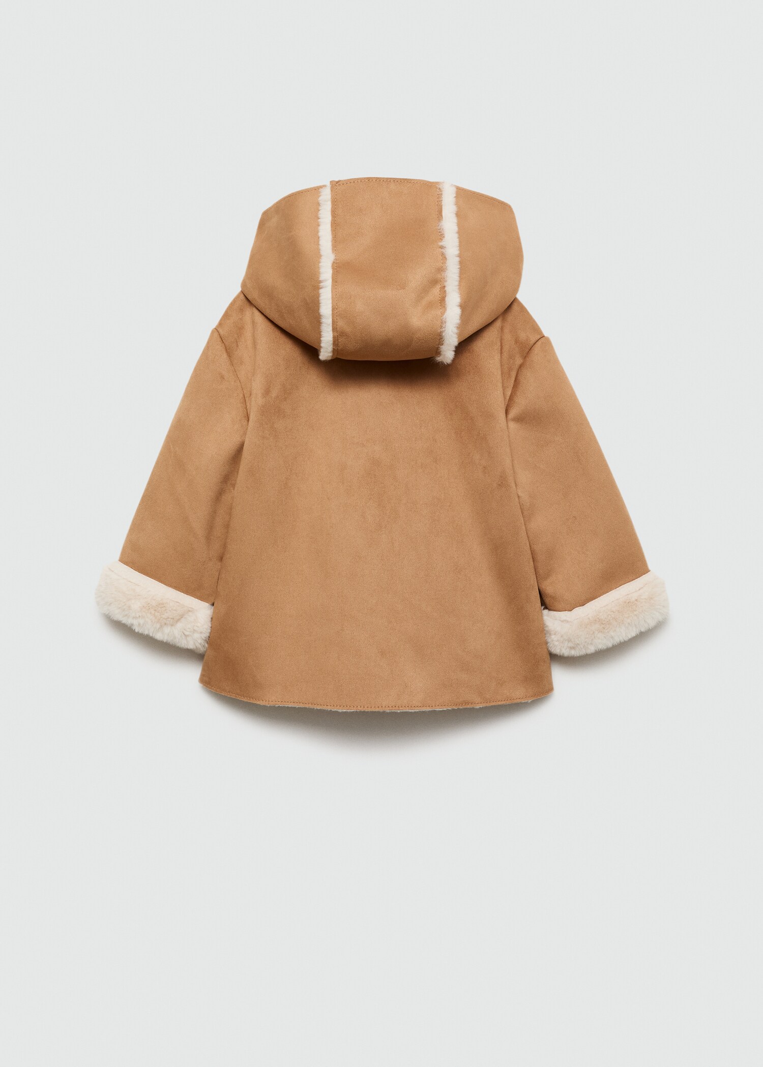 Fur-effect inner coat - Reverse of the article