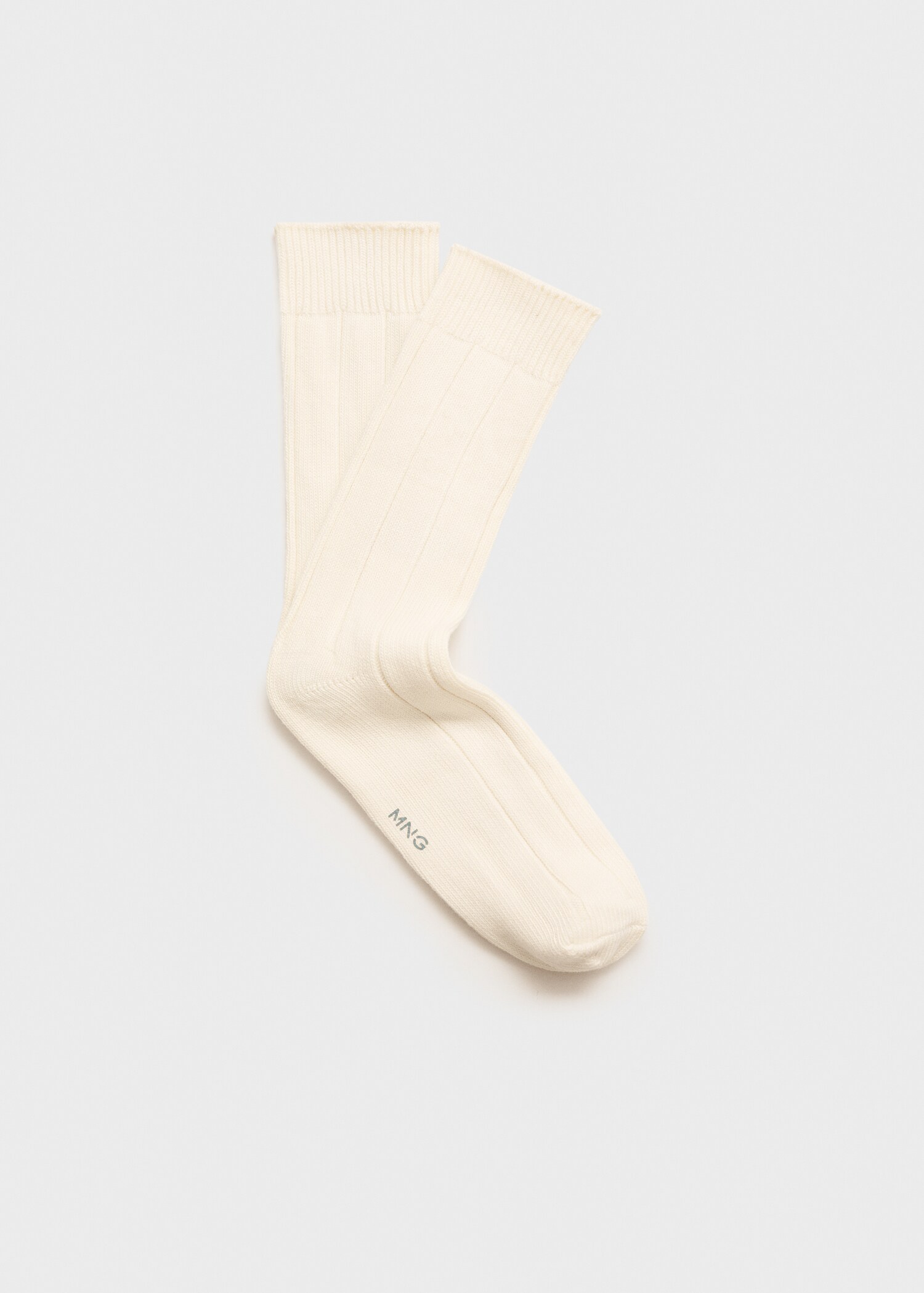 Chaussettes longues maille côtelée - Article sans modèle