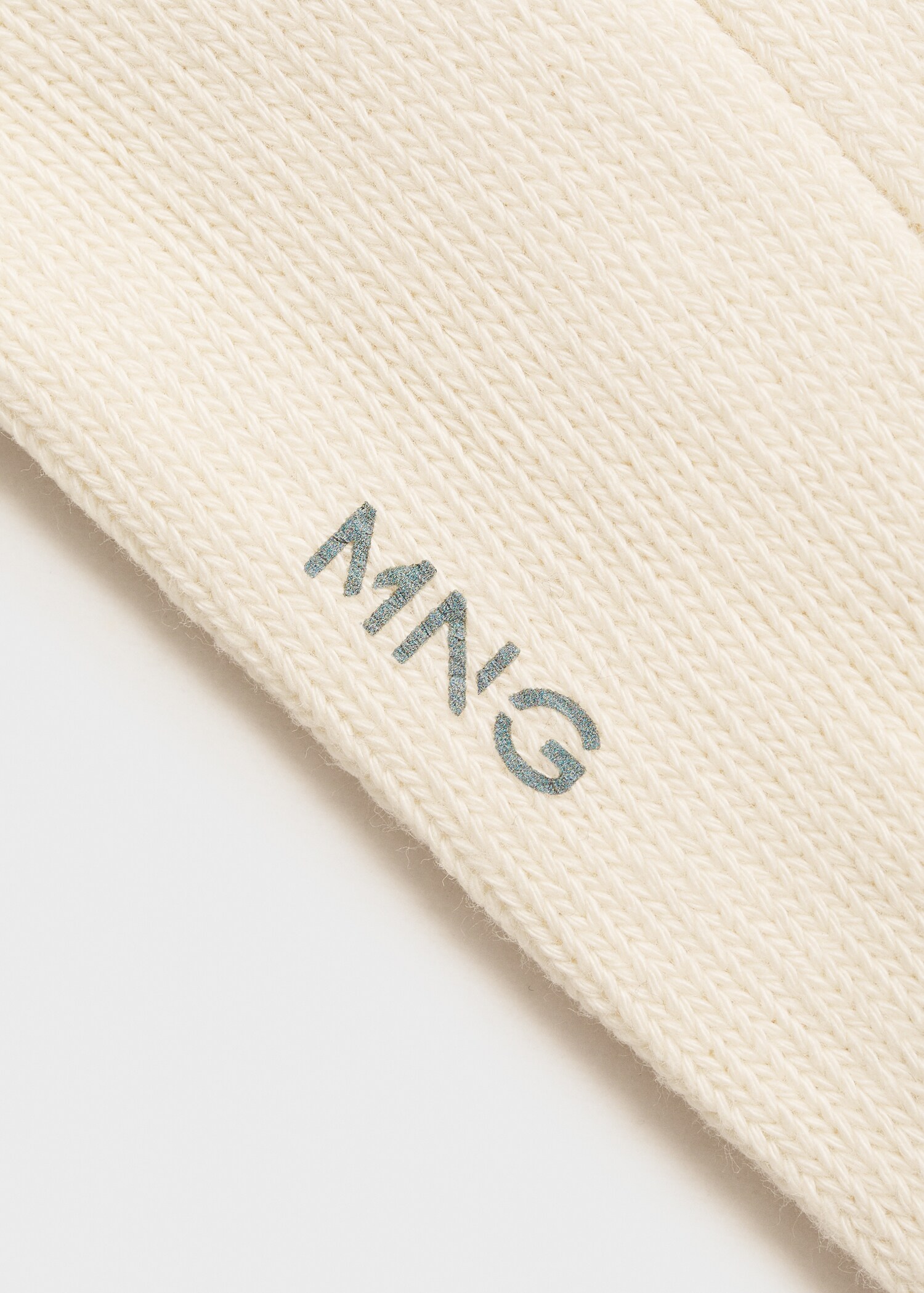 Chaussettes longues maille côtelée - Détail de l'article 0