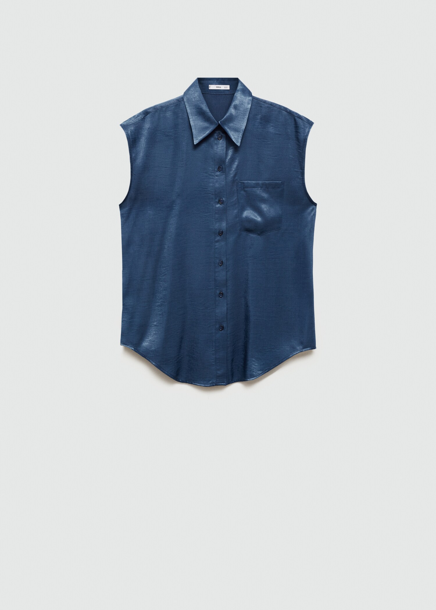 Satin shirt with bow - Article without model