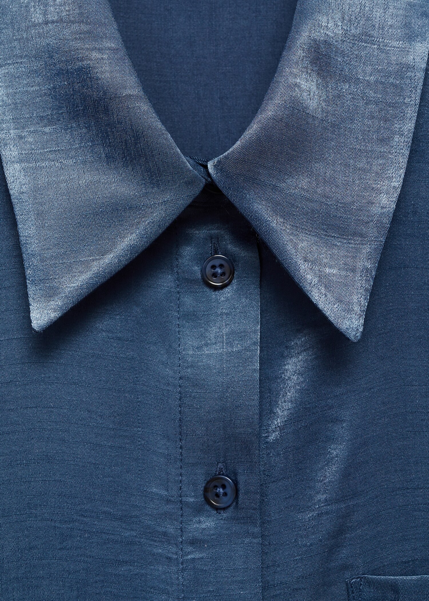 Satin shirt with bow - Details of the article 8