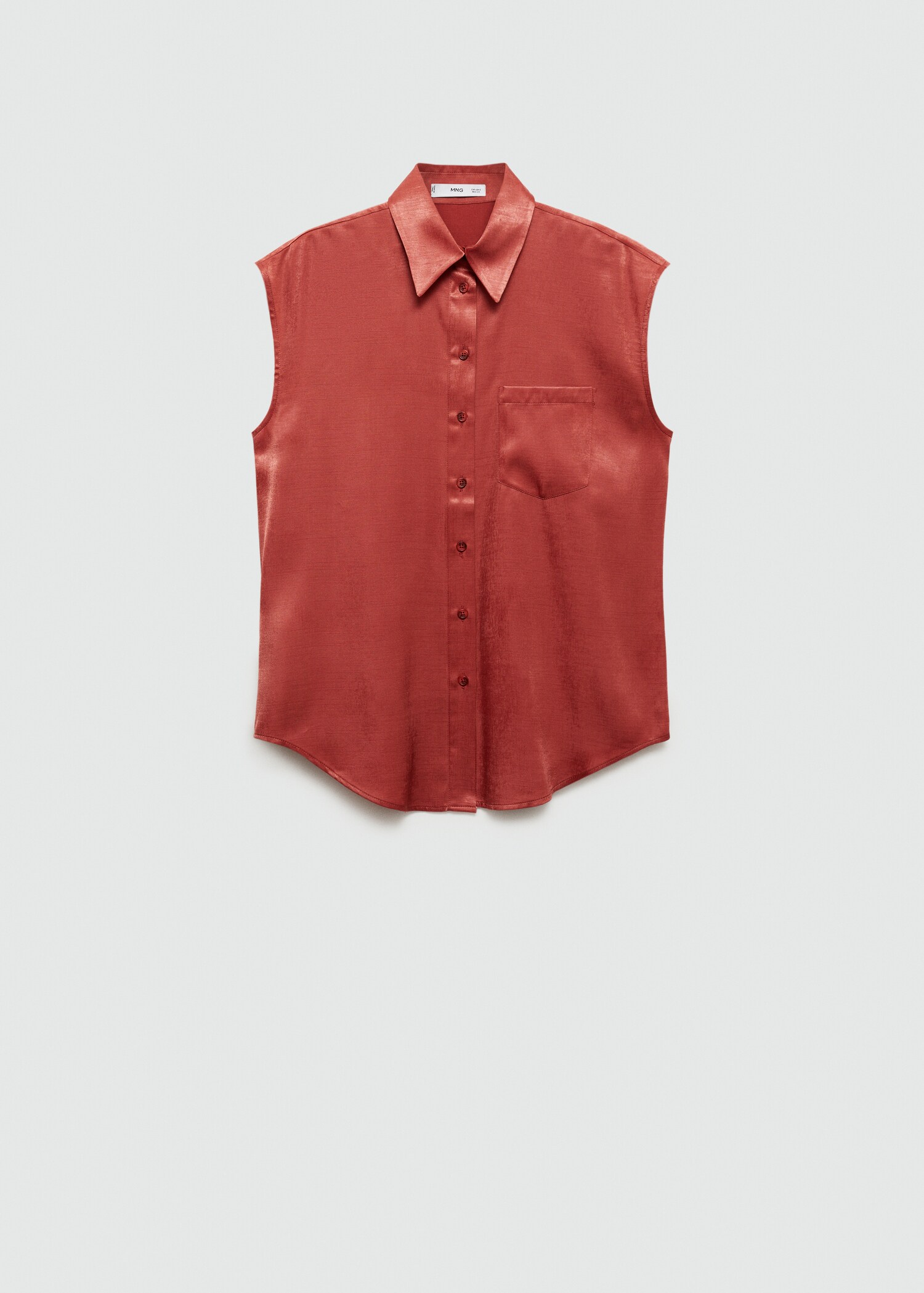 Satin shirt with bow - Article sans modèle