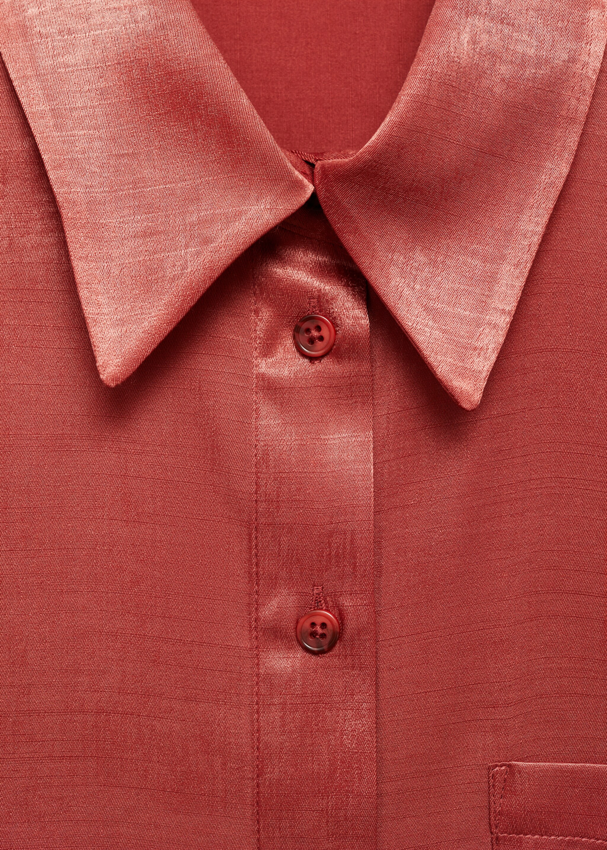 Satin shirt with bow - Details of the article 8