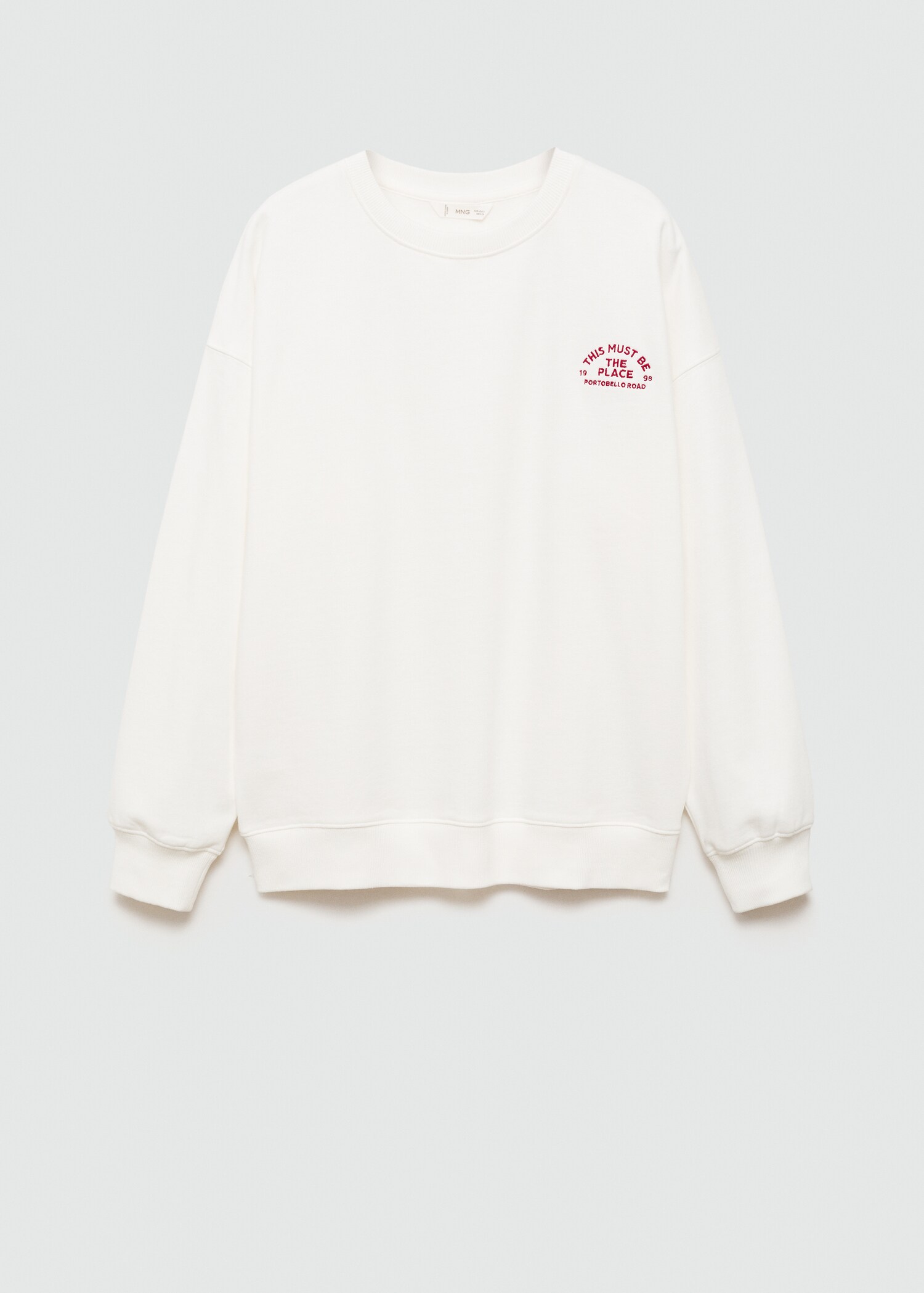 Printed cotton sweatshirt - Article without model