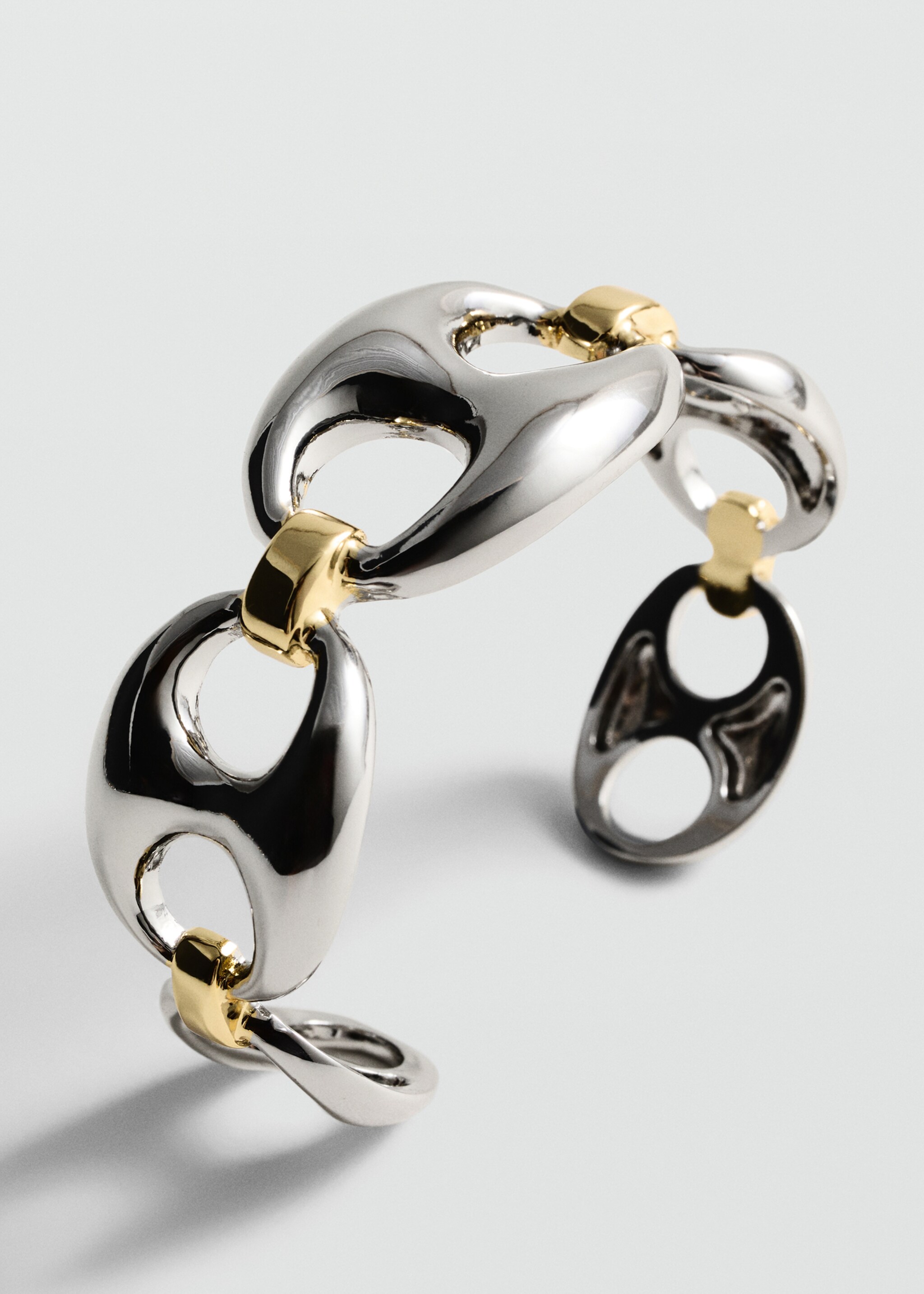 Armband met maxischakels - Middenvlak