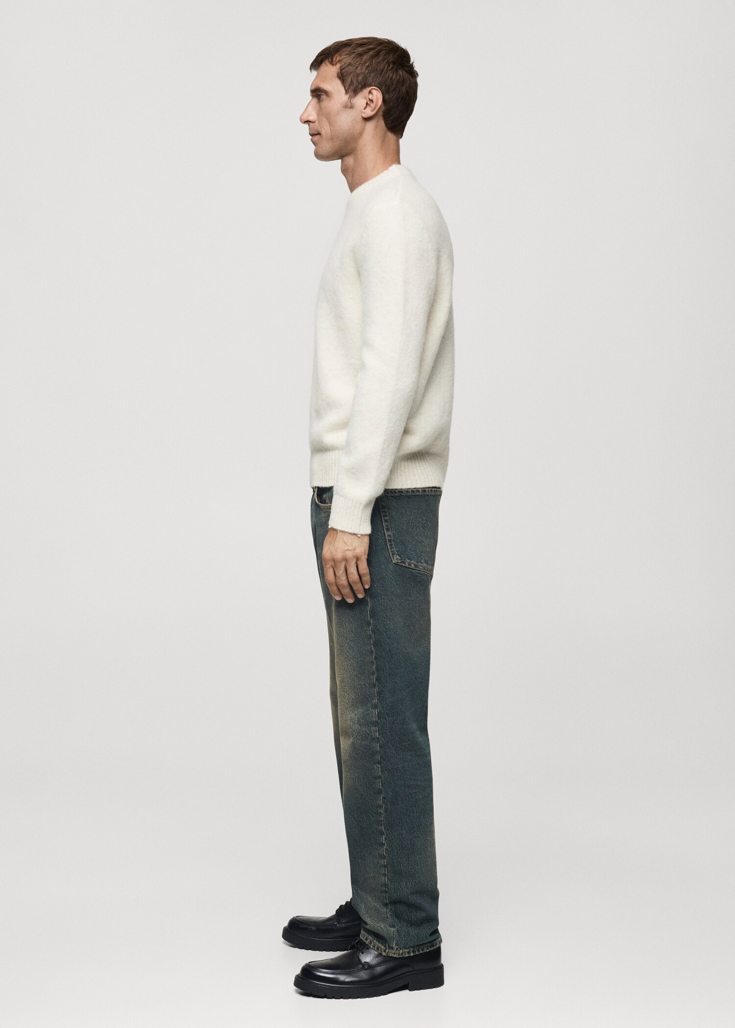 Jean straight-fit effet usé - Détail de l'article 2