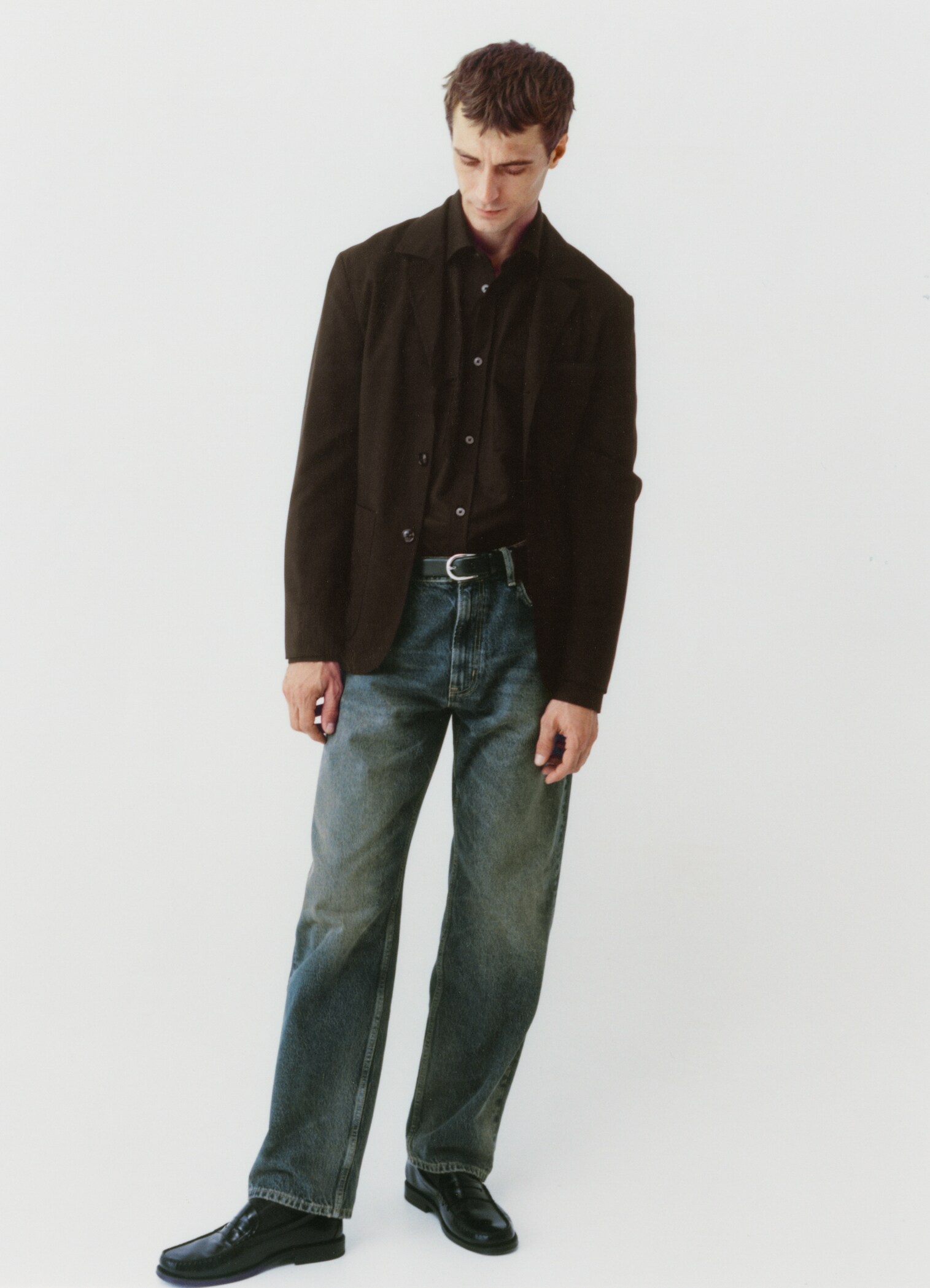 Jean straight-fit effet usé - Détail de l'article 3