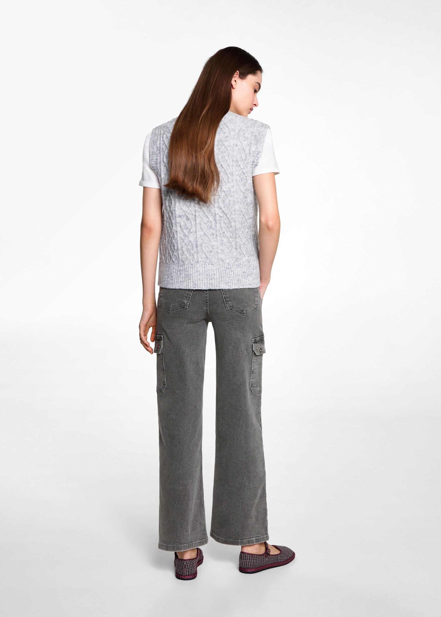 Cargo-Jeans mit Taschen - Rückseite des Artikels