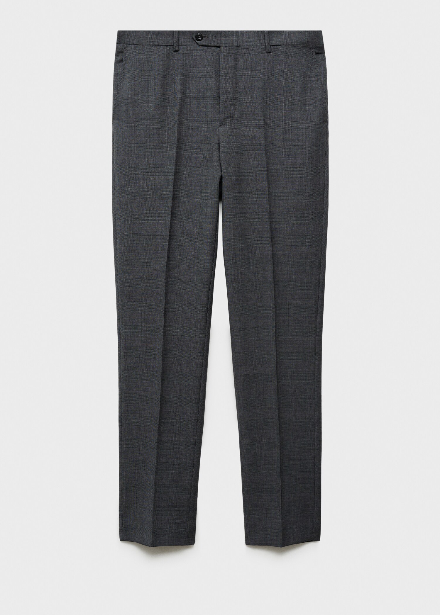 Venecia 100% virgin wool Prince of Wales check suit trousers - Article without model