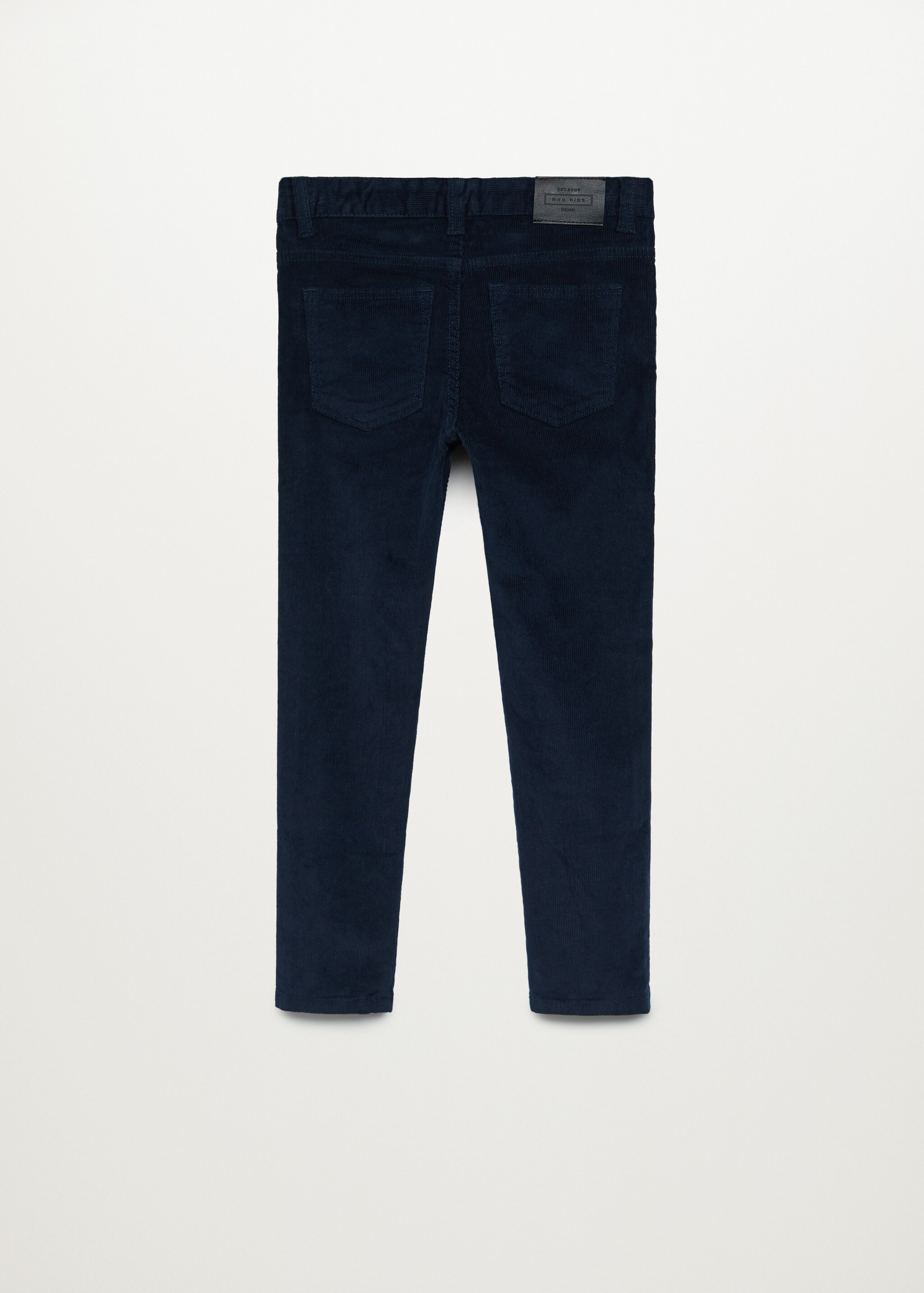 Pantalón recto micropana - Reverso del artículo