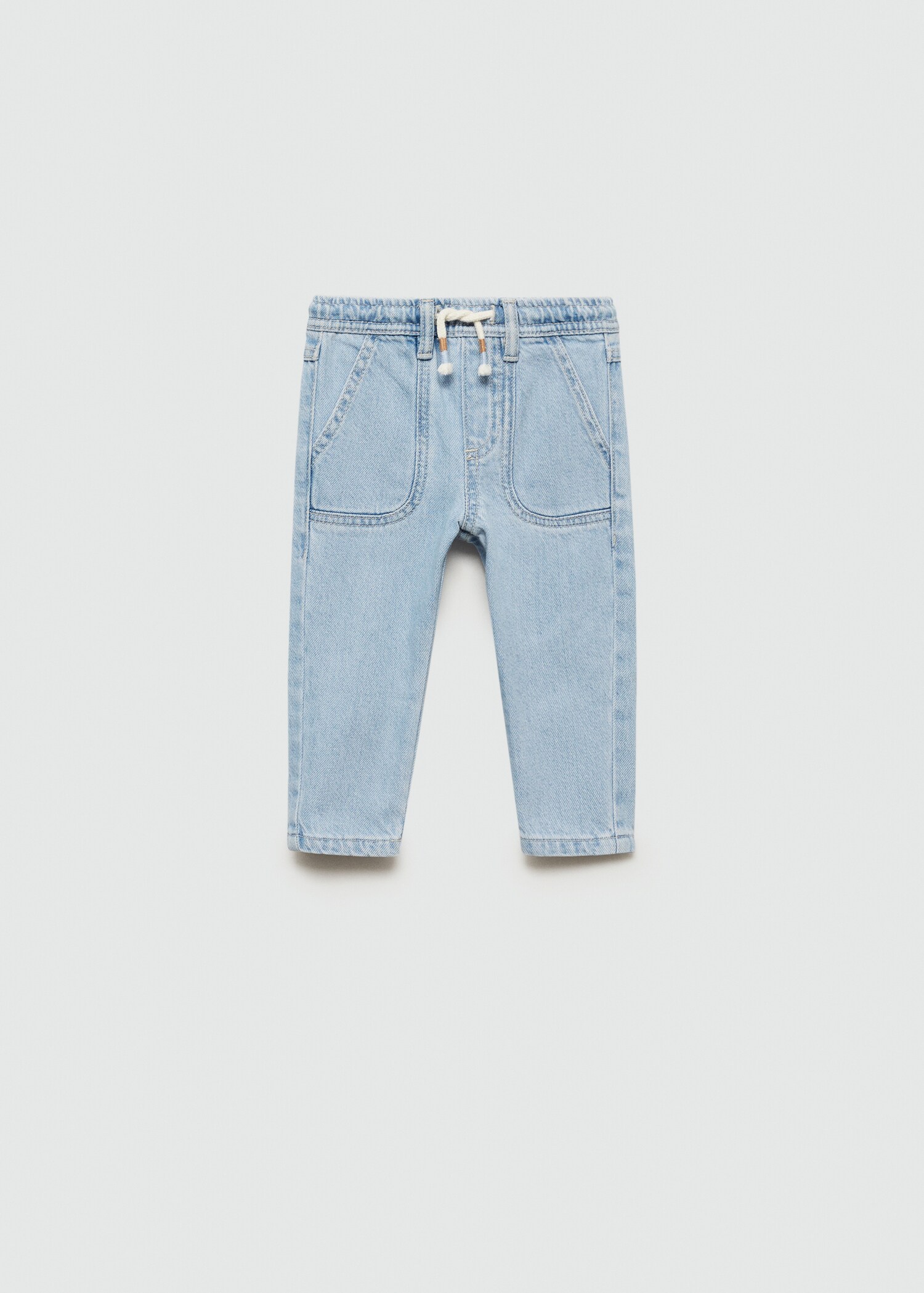 Jeans with elastic waist and pockets - Article without model