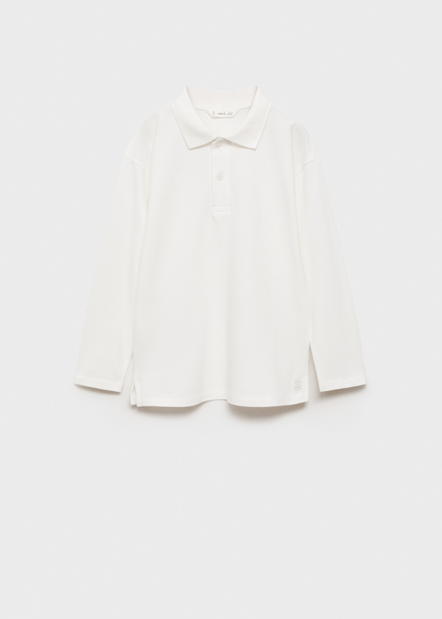 Long sleeves cotton polo - Article without model