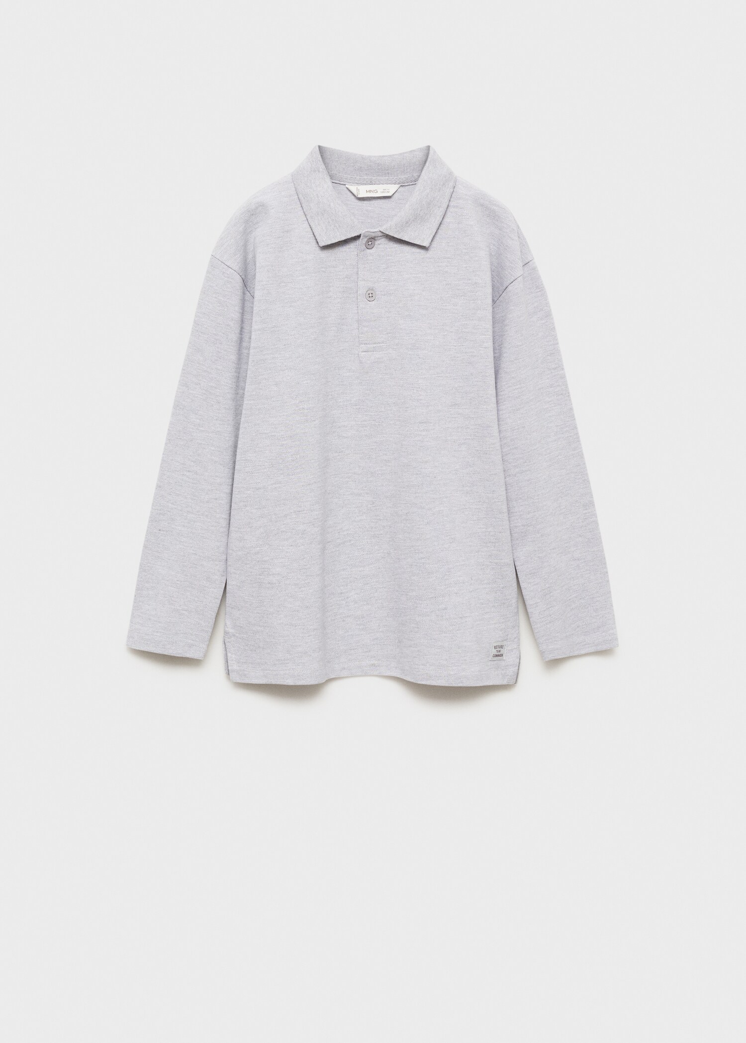 Long sleeves cotton polo - Article without model