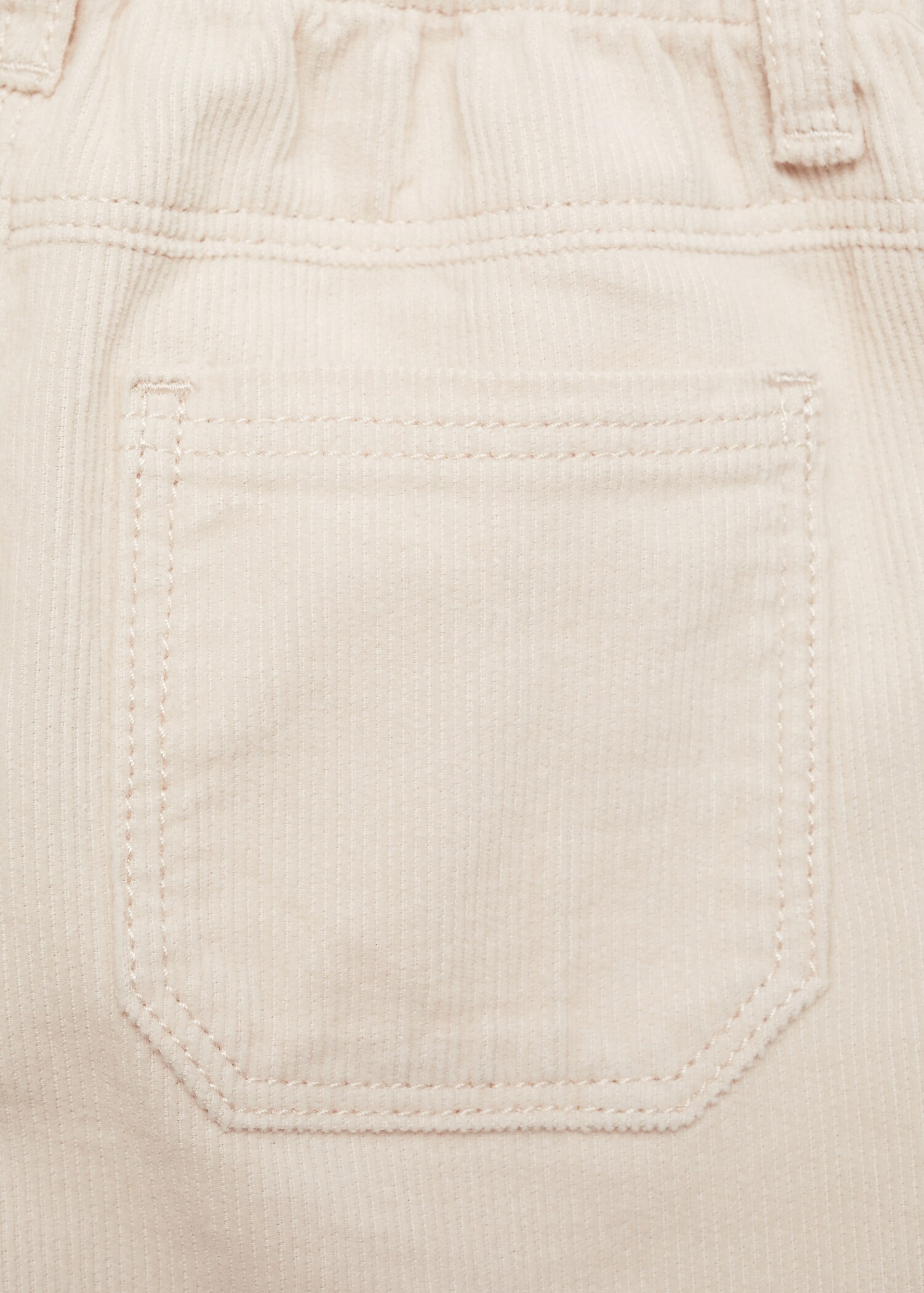 Corduroy shorts with buttons - Details of the article 0