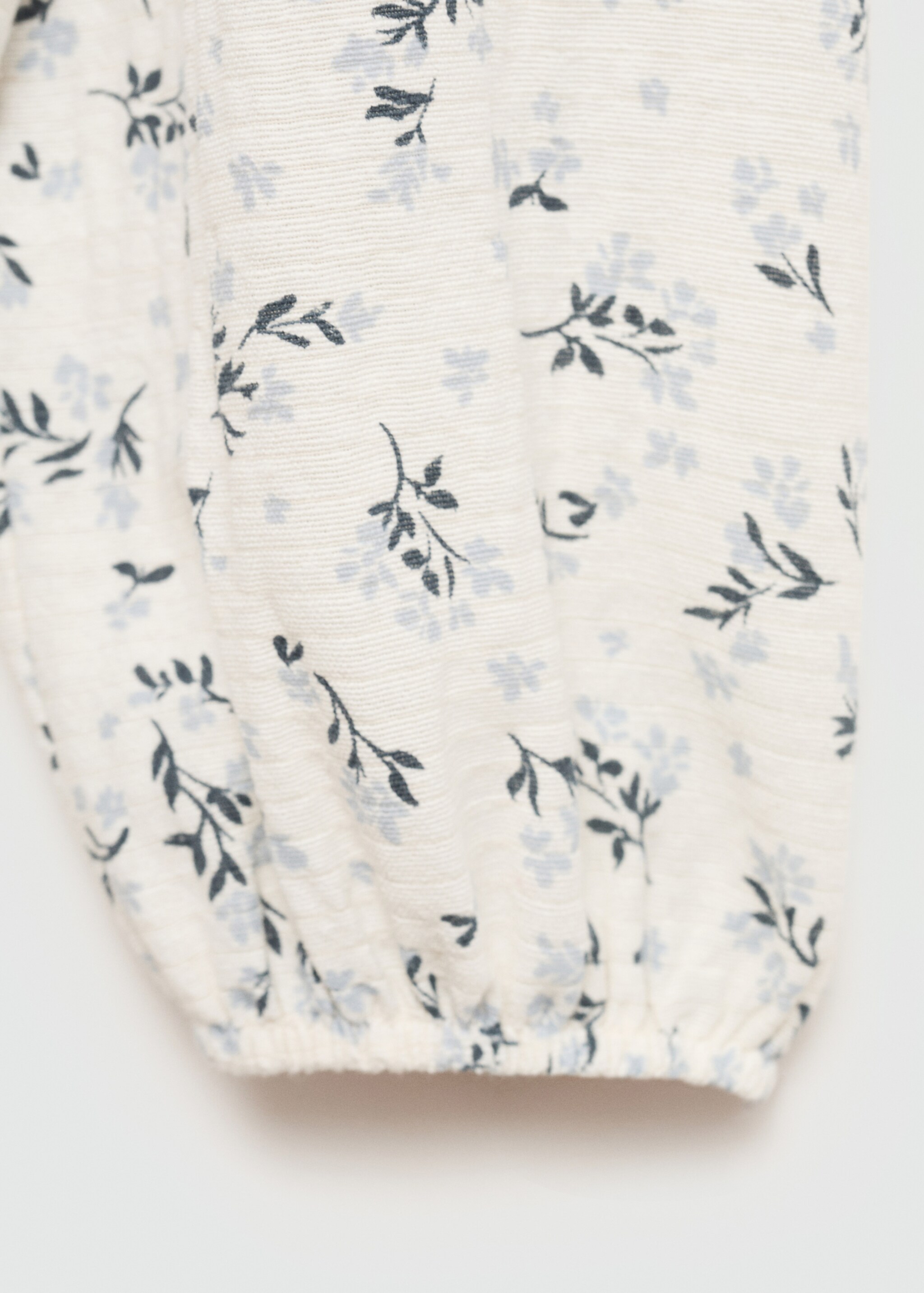 Bluza cvjetnog printa s volanima - Detalji artikla 0