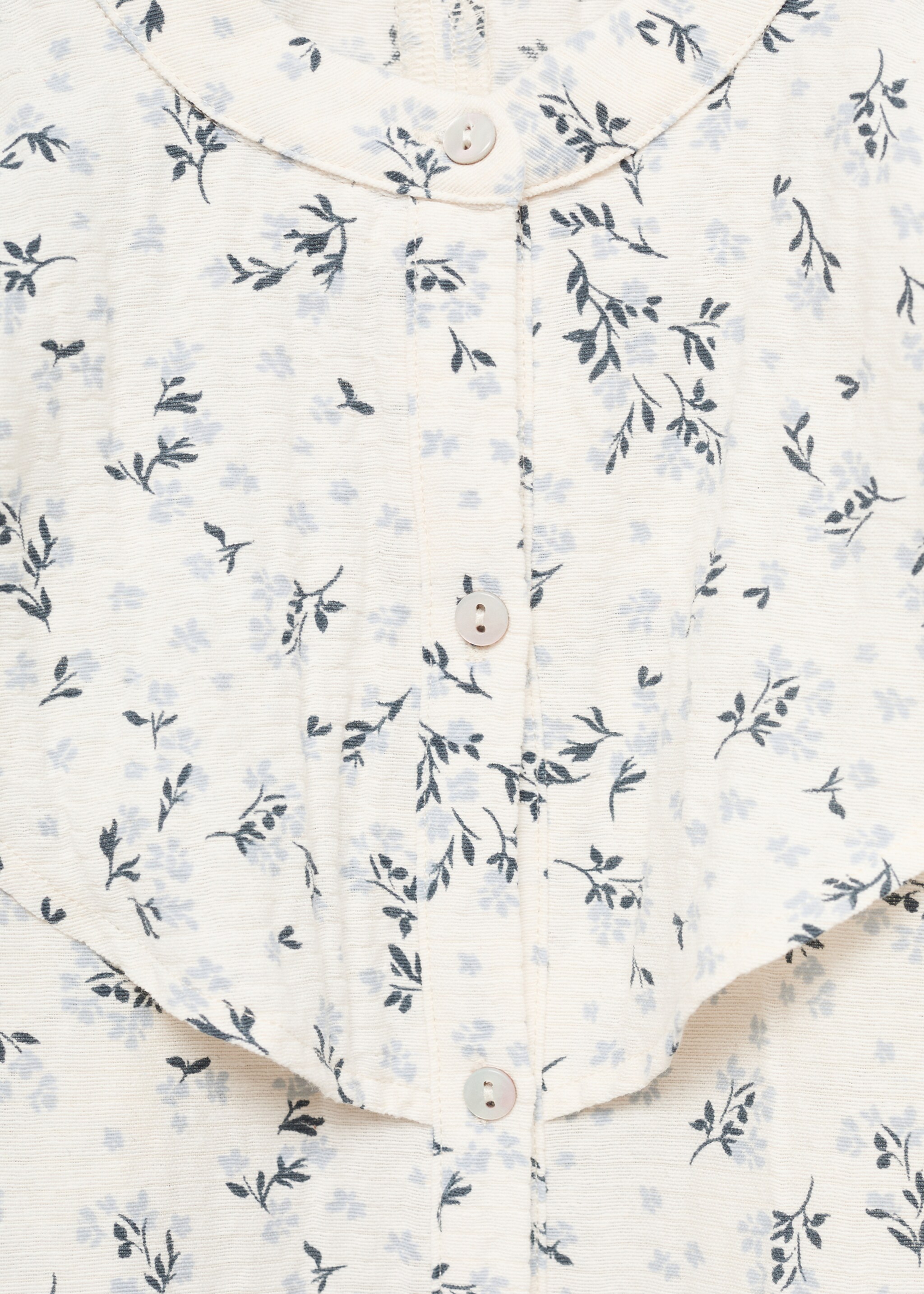 Bluza cvjetnog printa s volanima - Detalji artikla 8