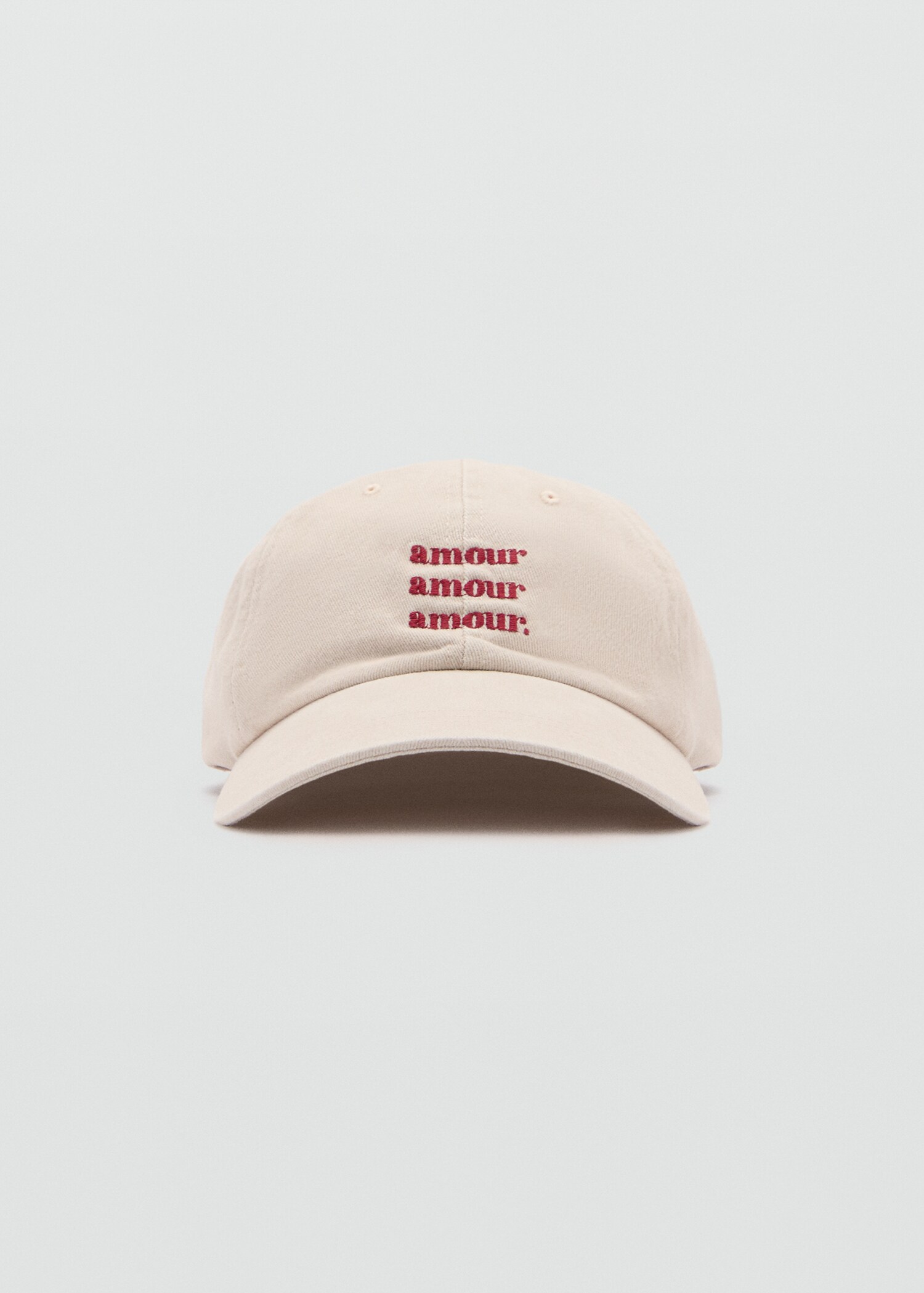 Embroidered detail cap - Medium plane