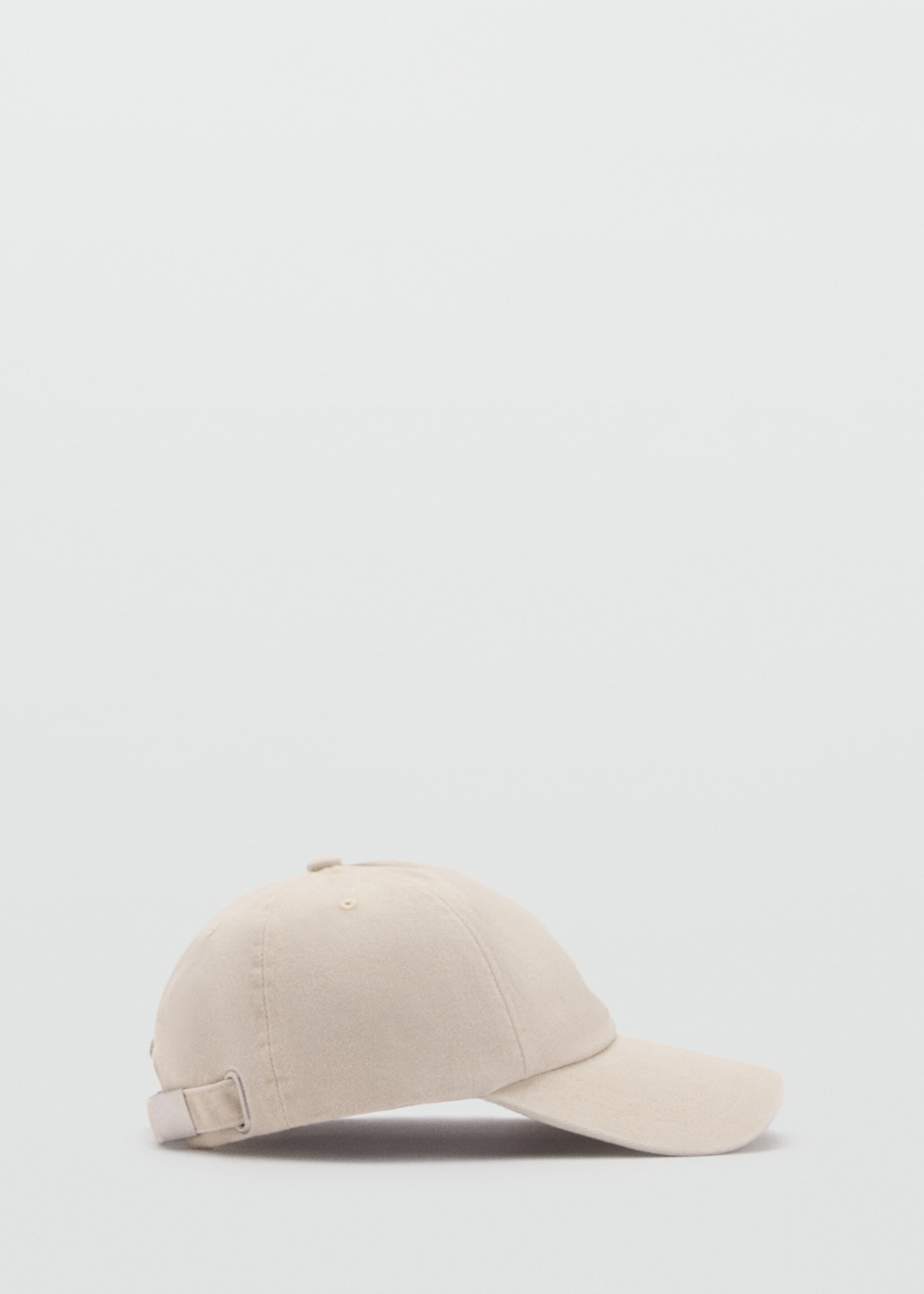 Embroidered detail cap - Article without model, Off White. Ref: 77086356-00.