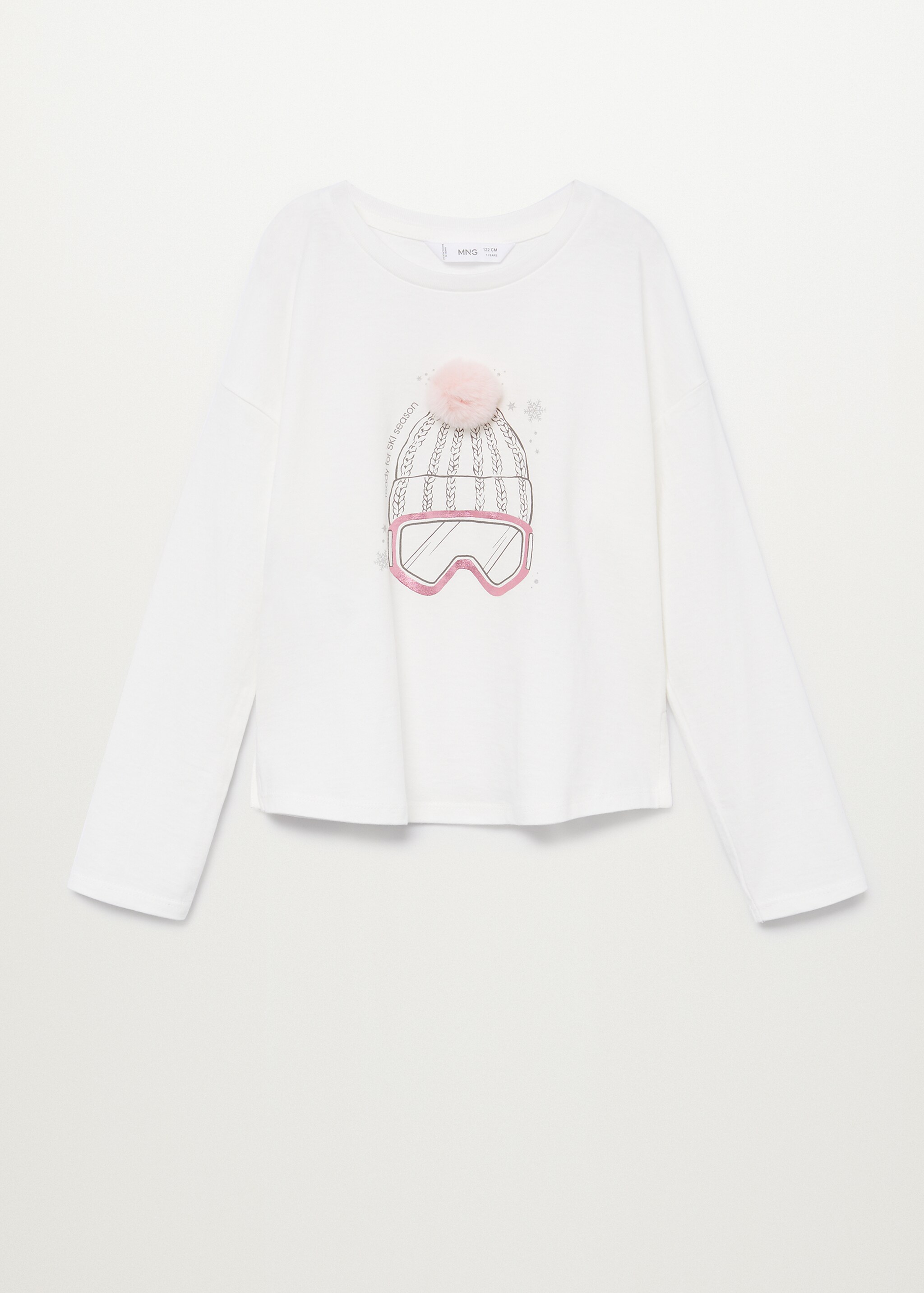 Camiseta manga larga relieve - Artículo sin modelo
