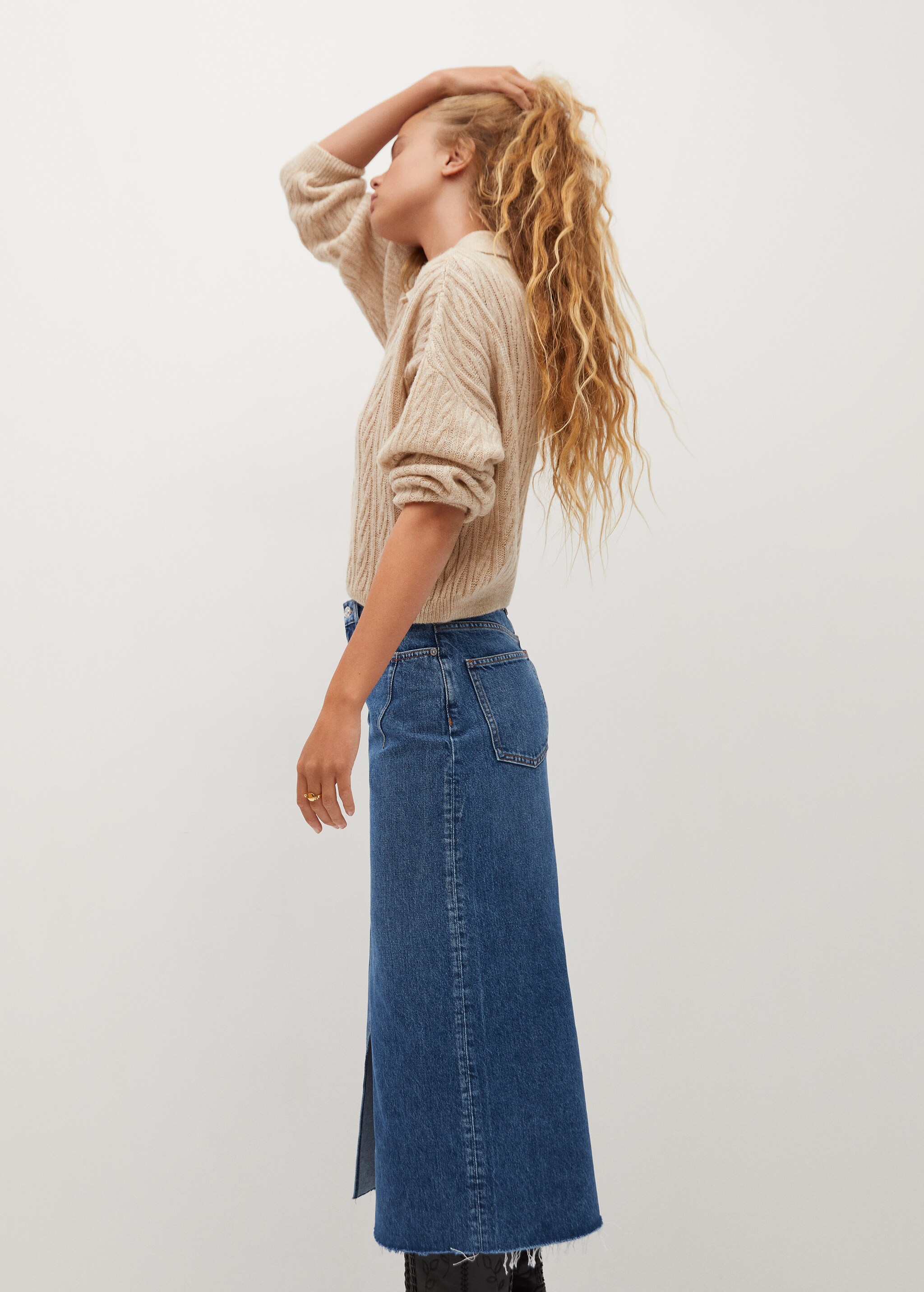 Falda midi denim - Detalle del artículo 2