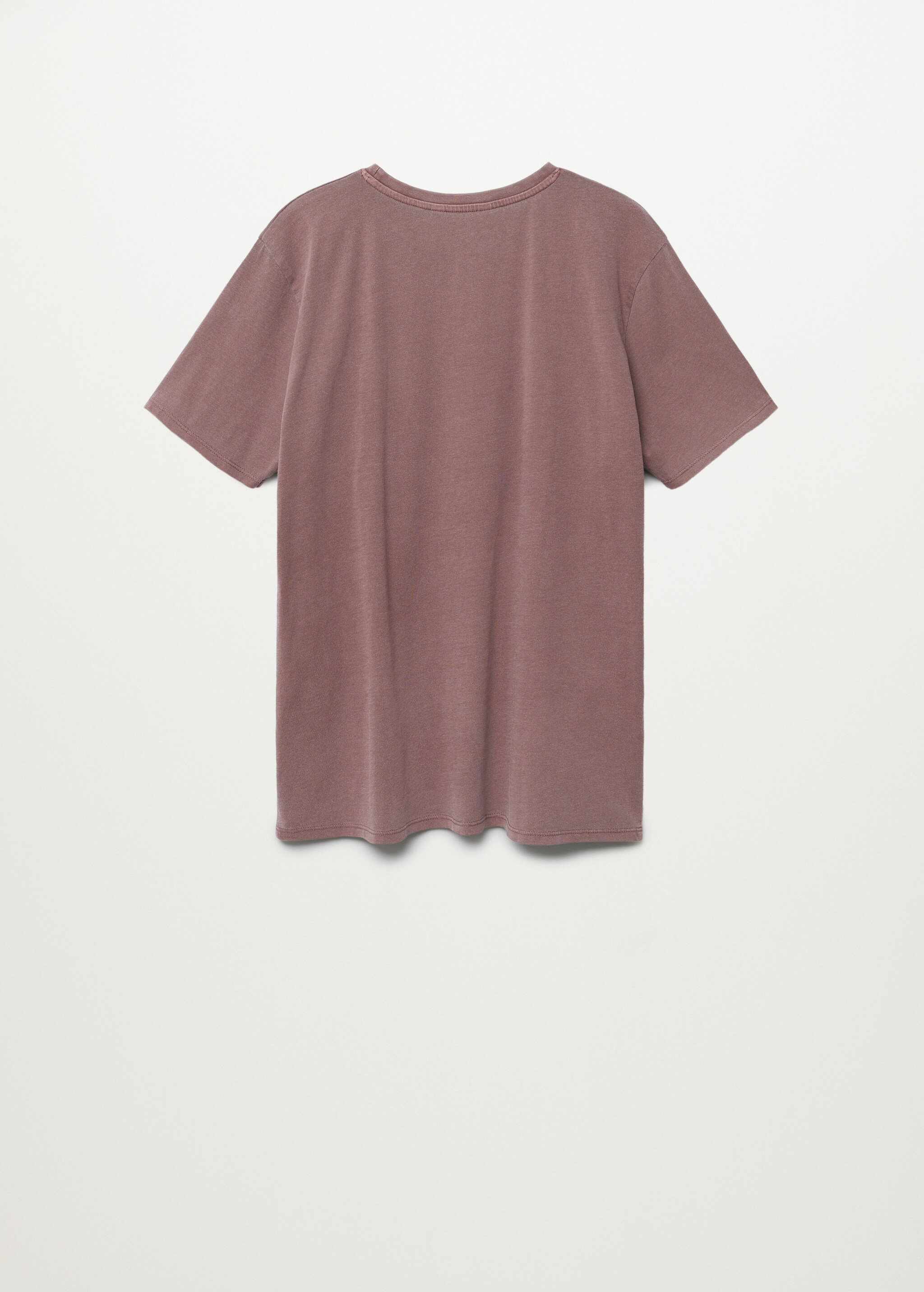 Camiseta algodón orgánico bolsillo - Reverso del artículo