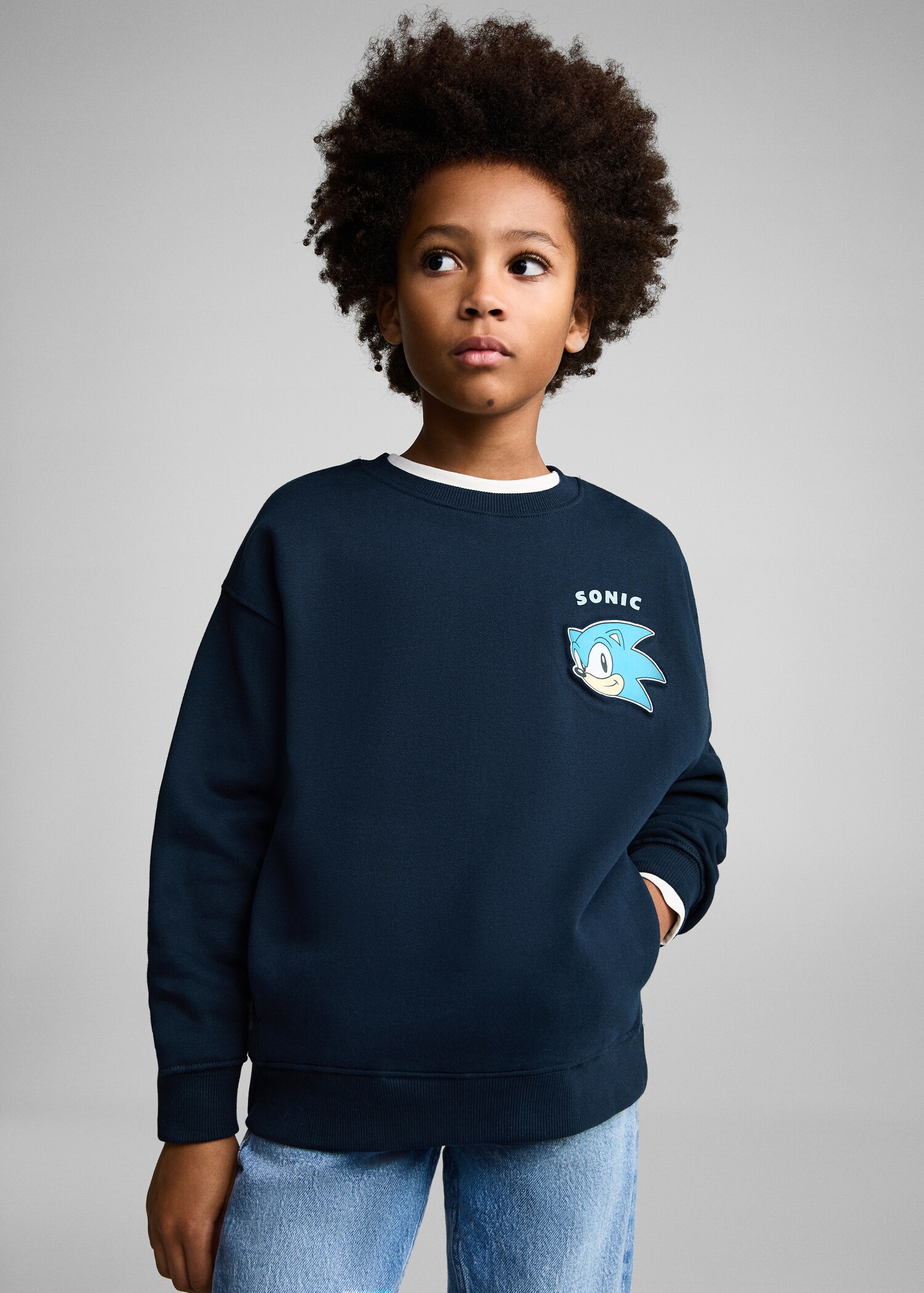Sudadera Sonic relieve - Plano medio