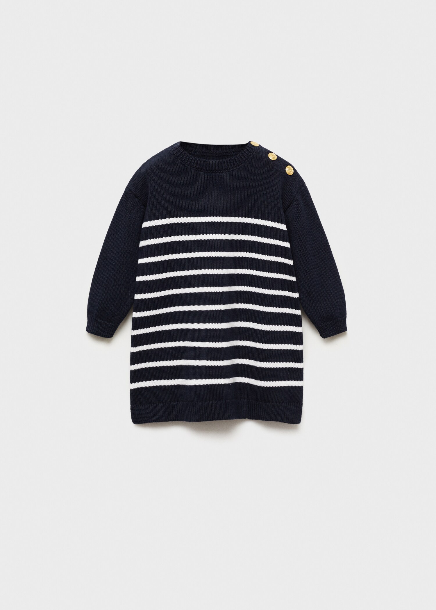 Striped sweater dress - Article without model