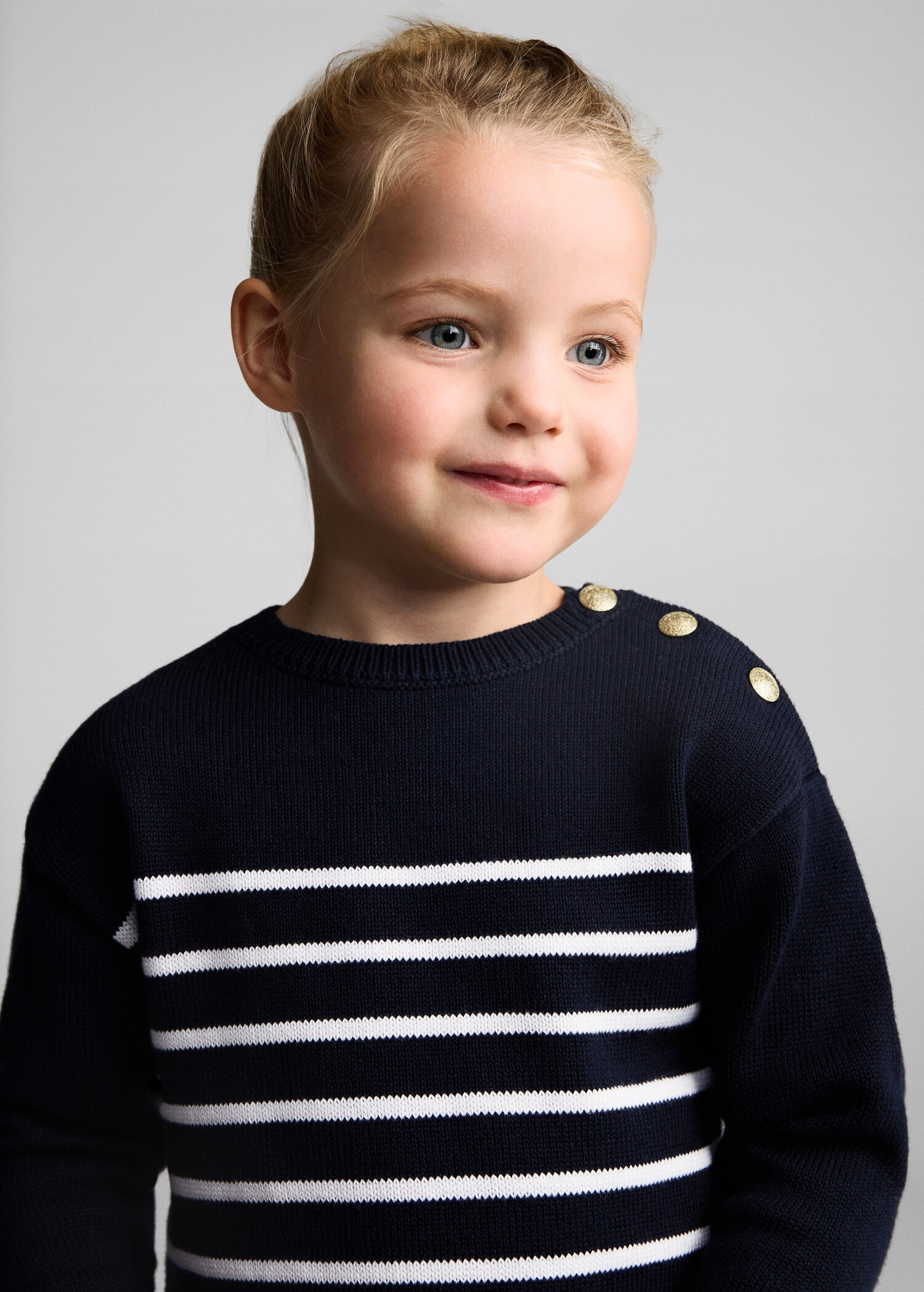 Striped sweater dress - Details of the article 1