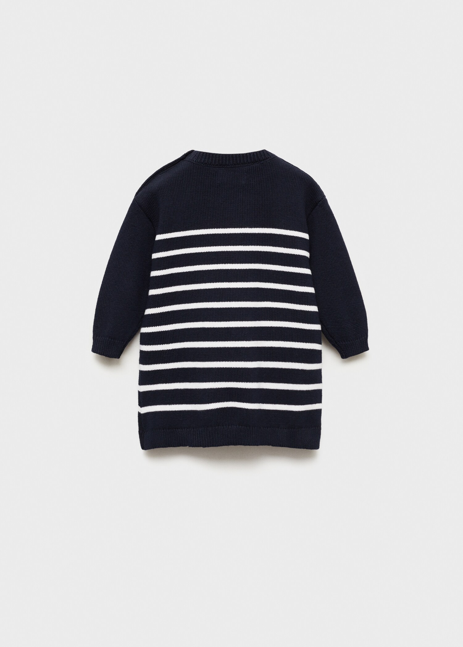 Striped sweater dress - Reverse of the article