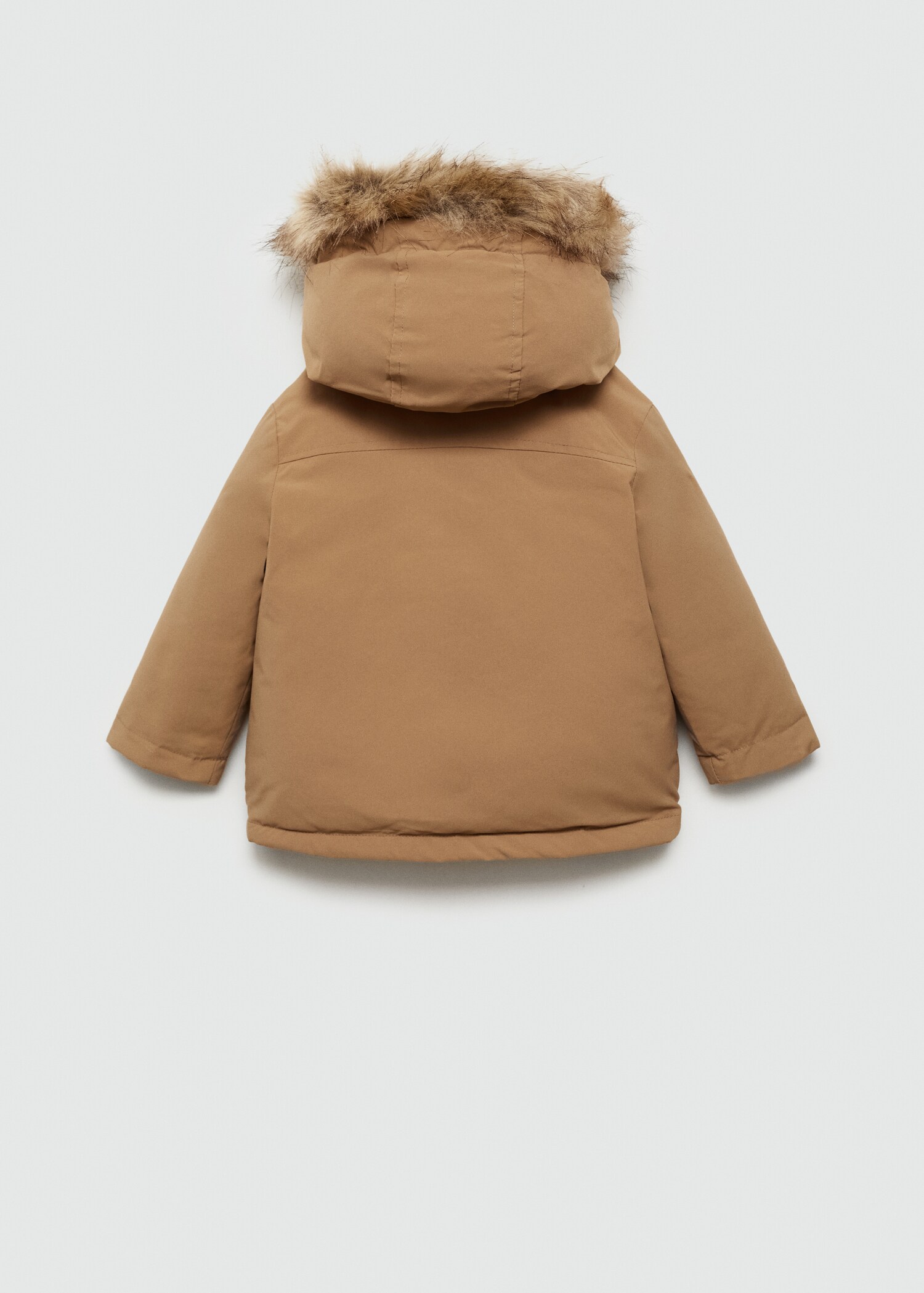 Steppanorak mit Fleece-Innenfutter - Rückseite des Artikels