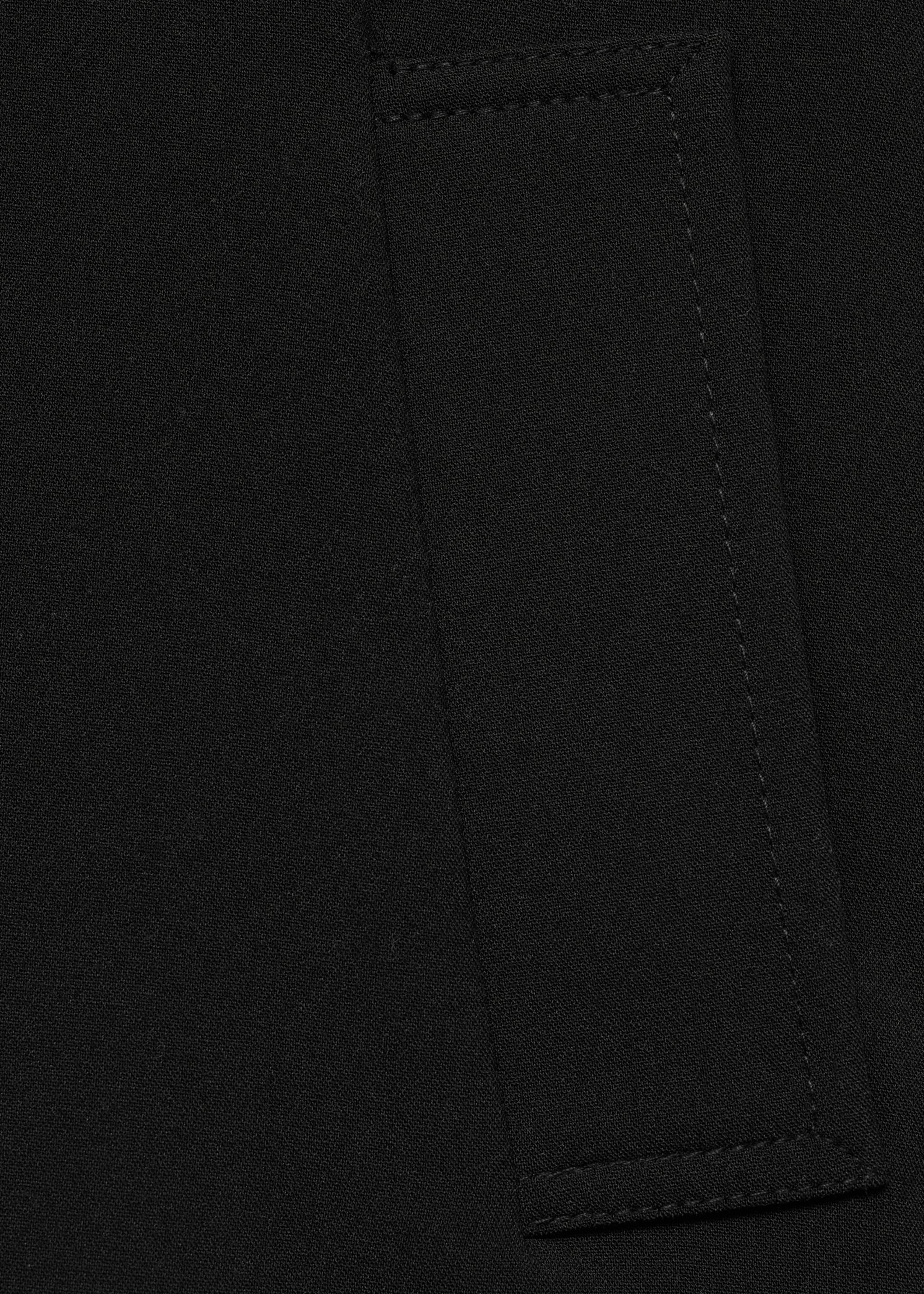 Jacke mit Knöpfen - Detail des Artikels 0, Schwarz. Ref: 77086733-00.