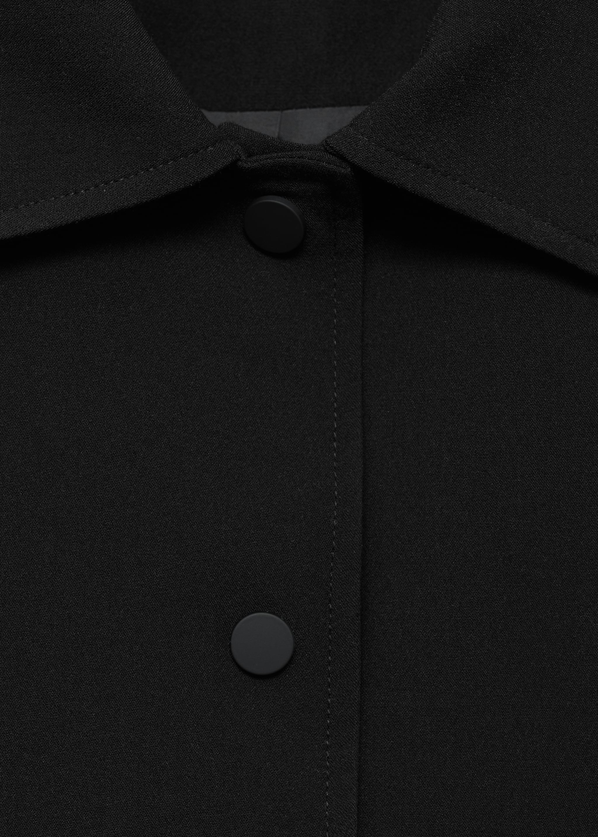 Jacke mit Knöpfen - Detail des Artikels 8, Schwarz. Ref: 77086733-00.