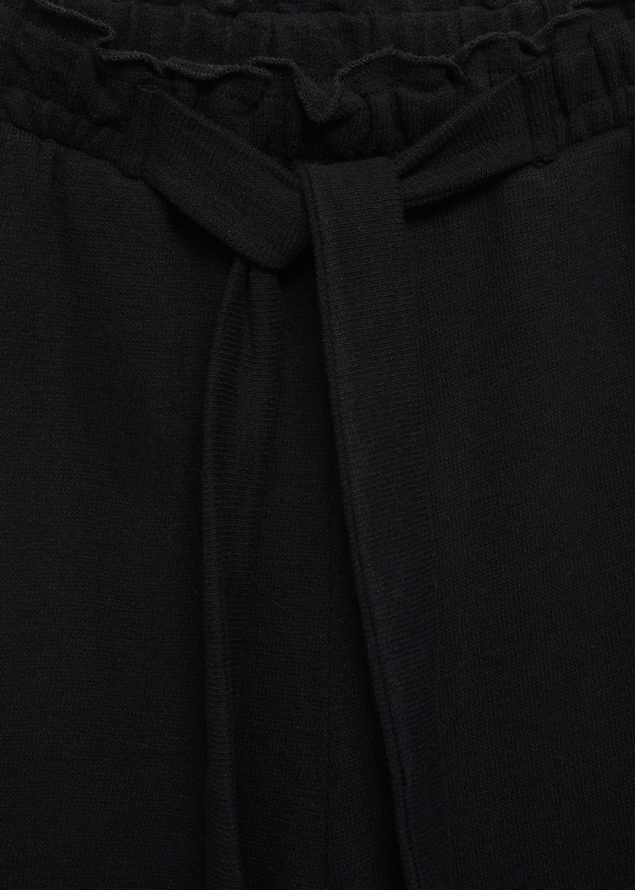 Pantalón wideleg algodón - Detalle del artículo 8, Negro. Ref: 77086734-00.